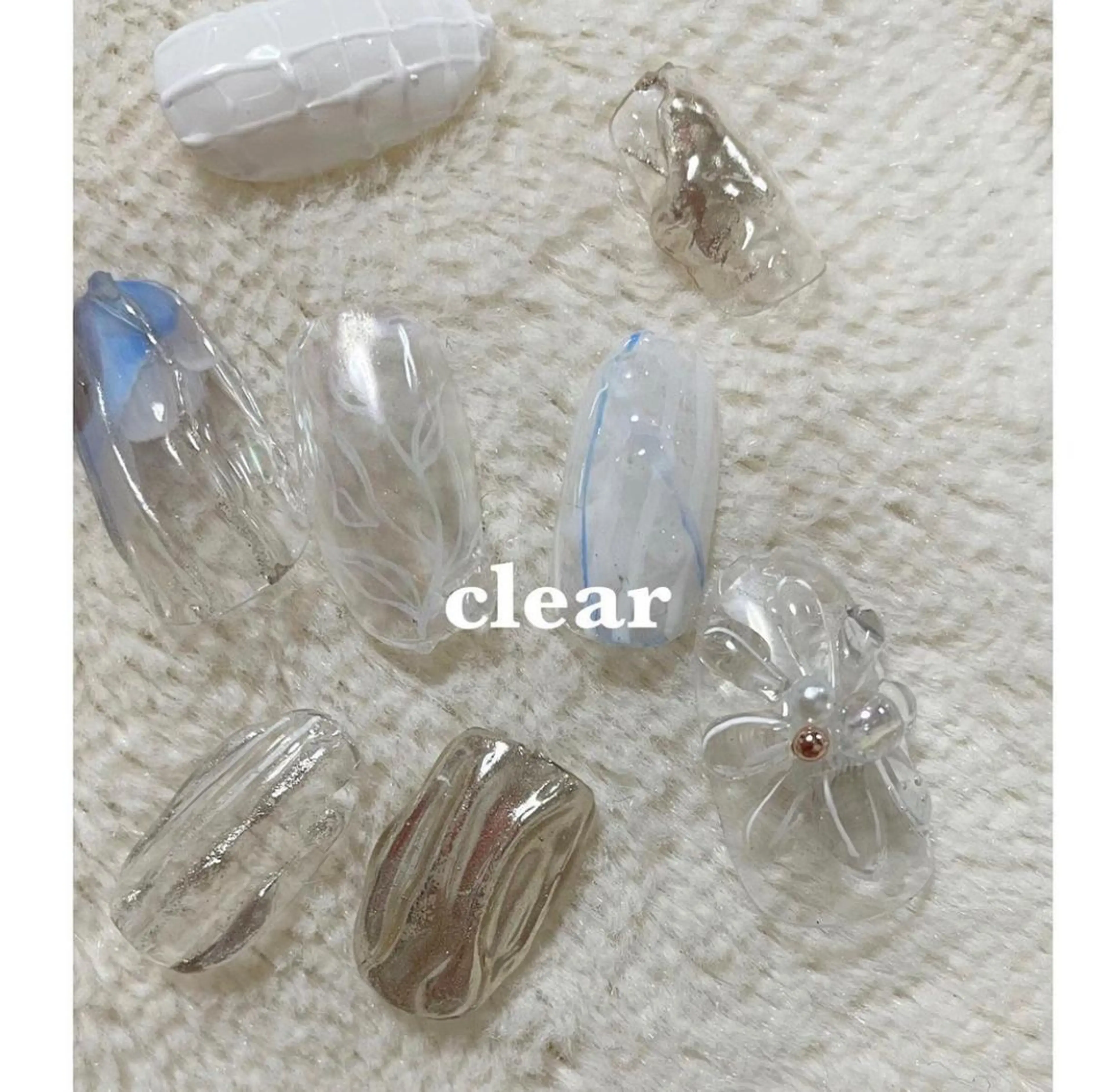 ネイル 栗田 ゆう子のネイルデザイン