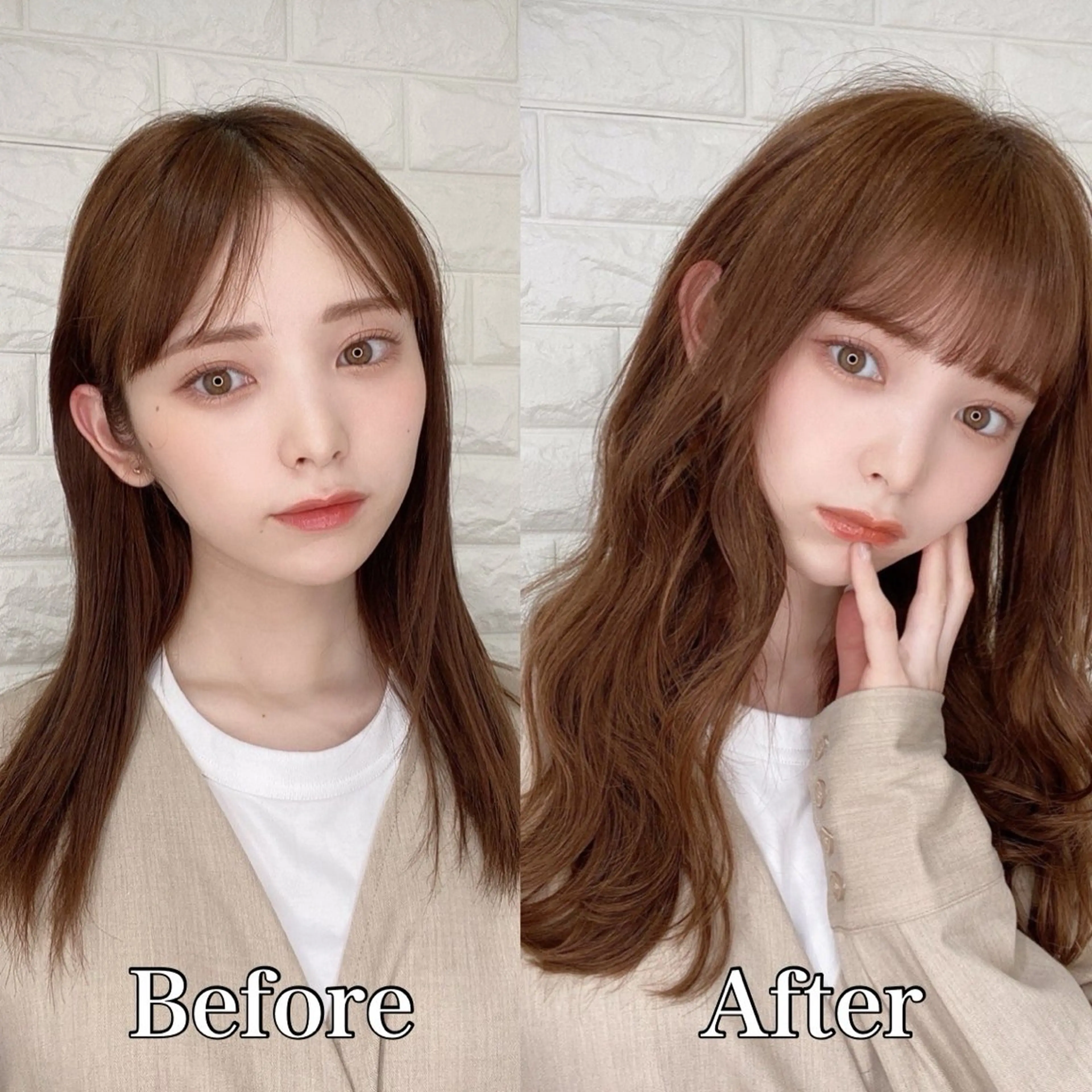 ロング カラー プルエクステ エクステ エクステ Fi-Ne吉祥寺店所属・プルエクステ モデル募集蛇石のヘアスタイル