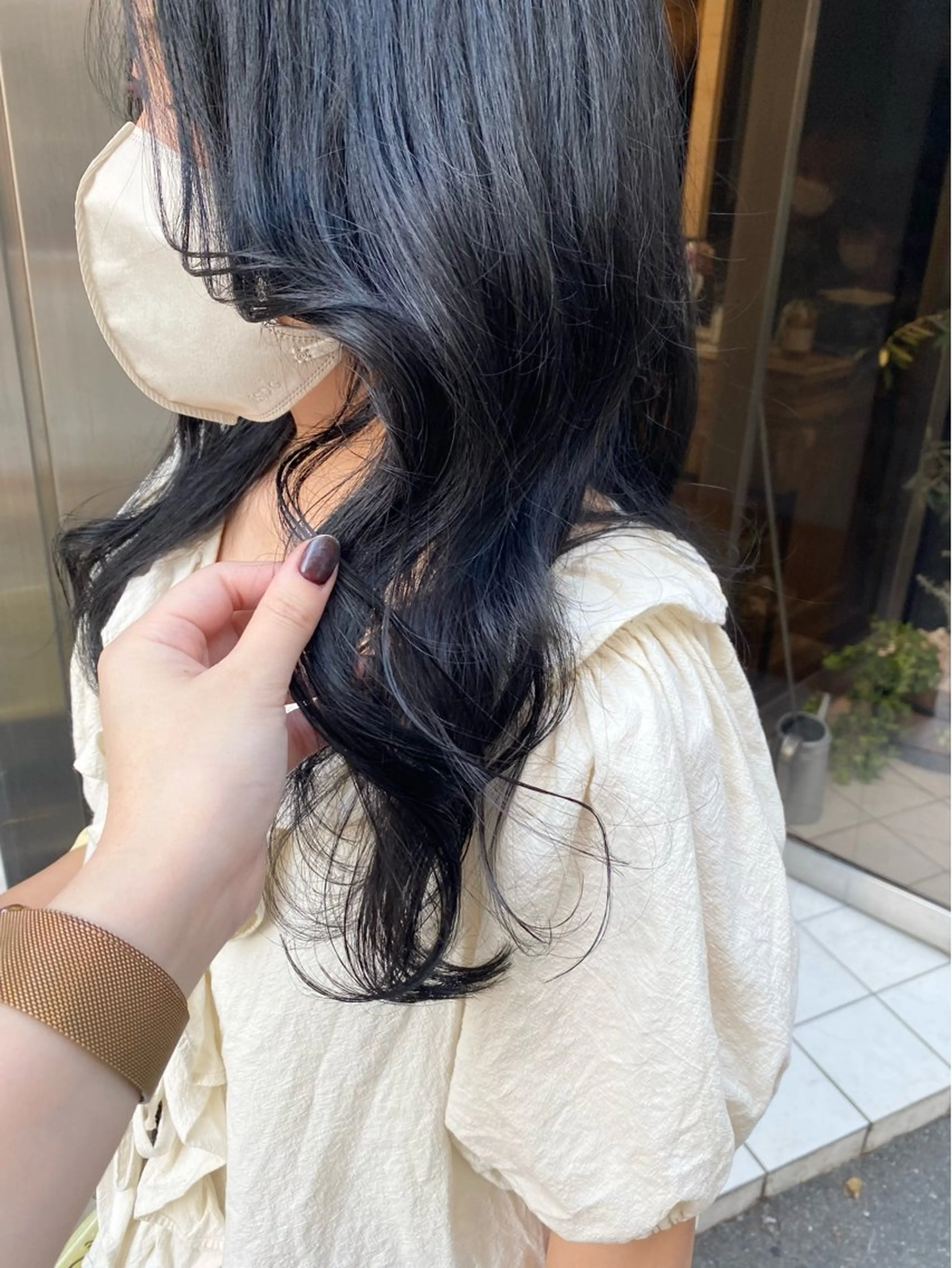 ロング カラー ヘアカラー トリートメント HONDA KANONのヘアスタイル