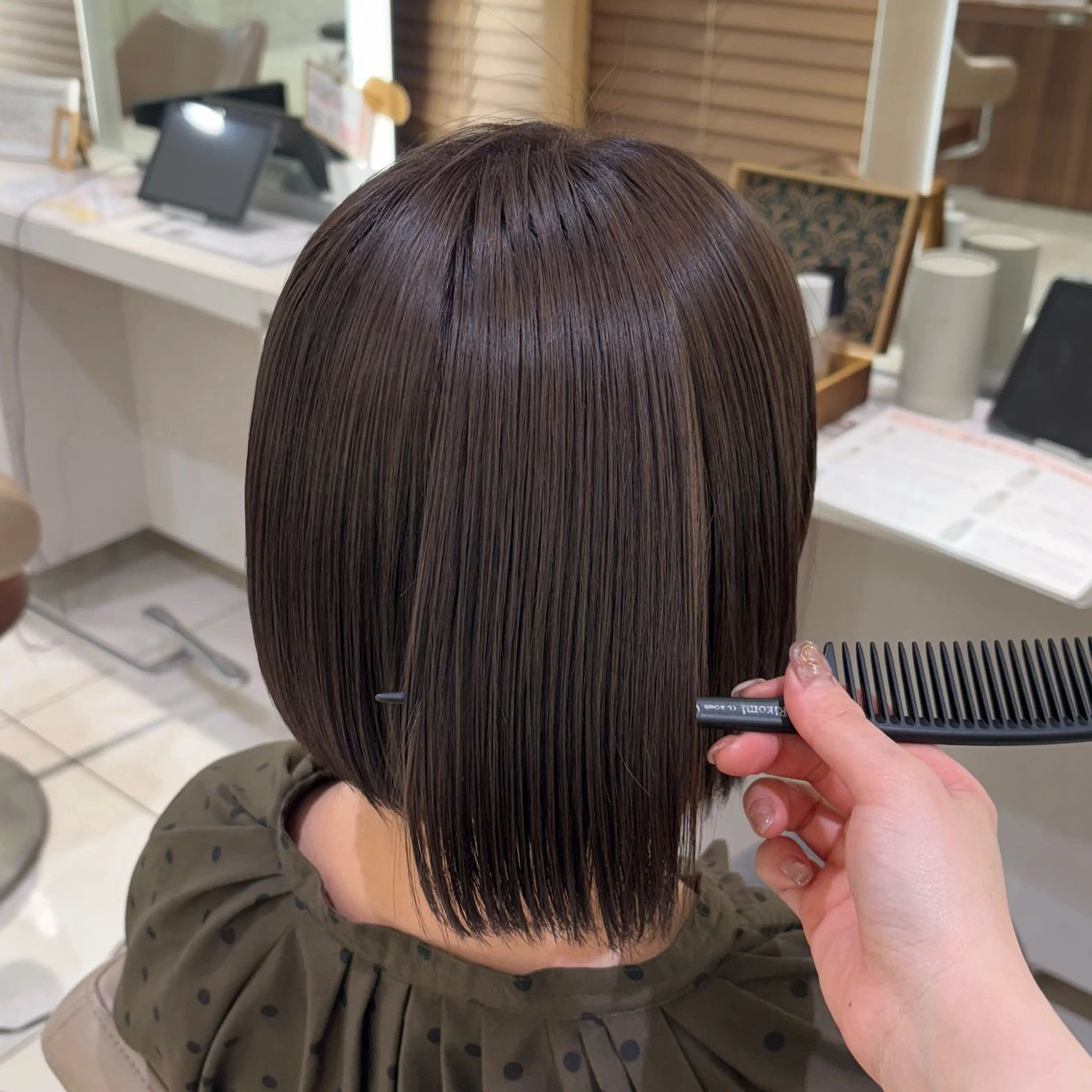 カラー 透明感カラー ヘアカラー 加藤 芽実のヘアスタイル