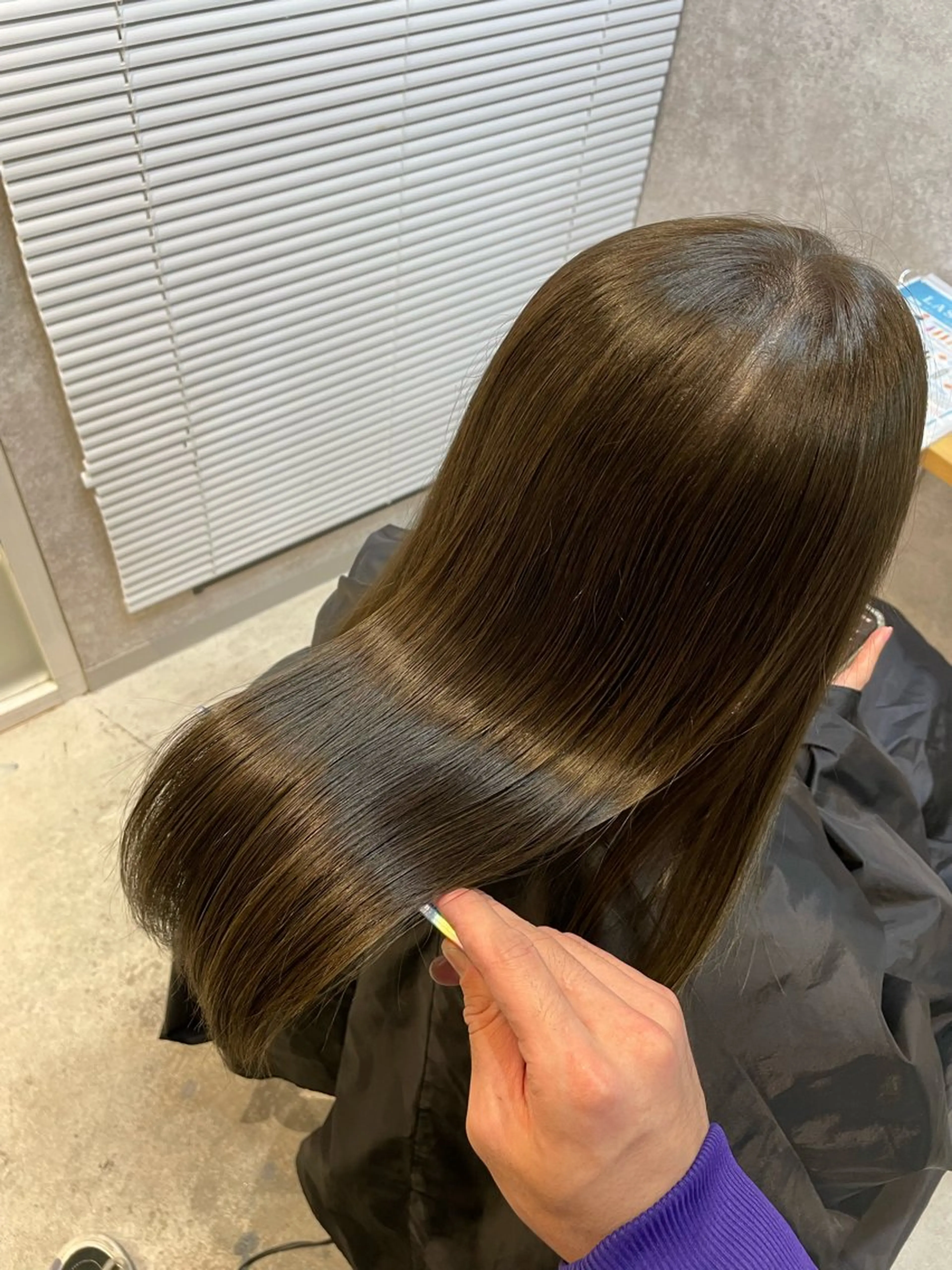 ヘアカラーの写真
