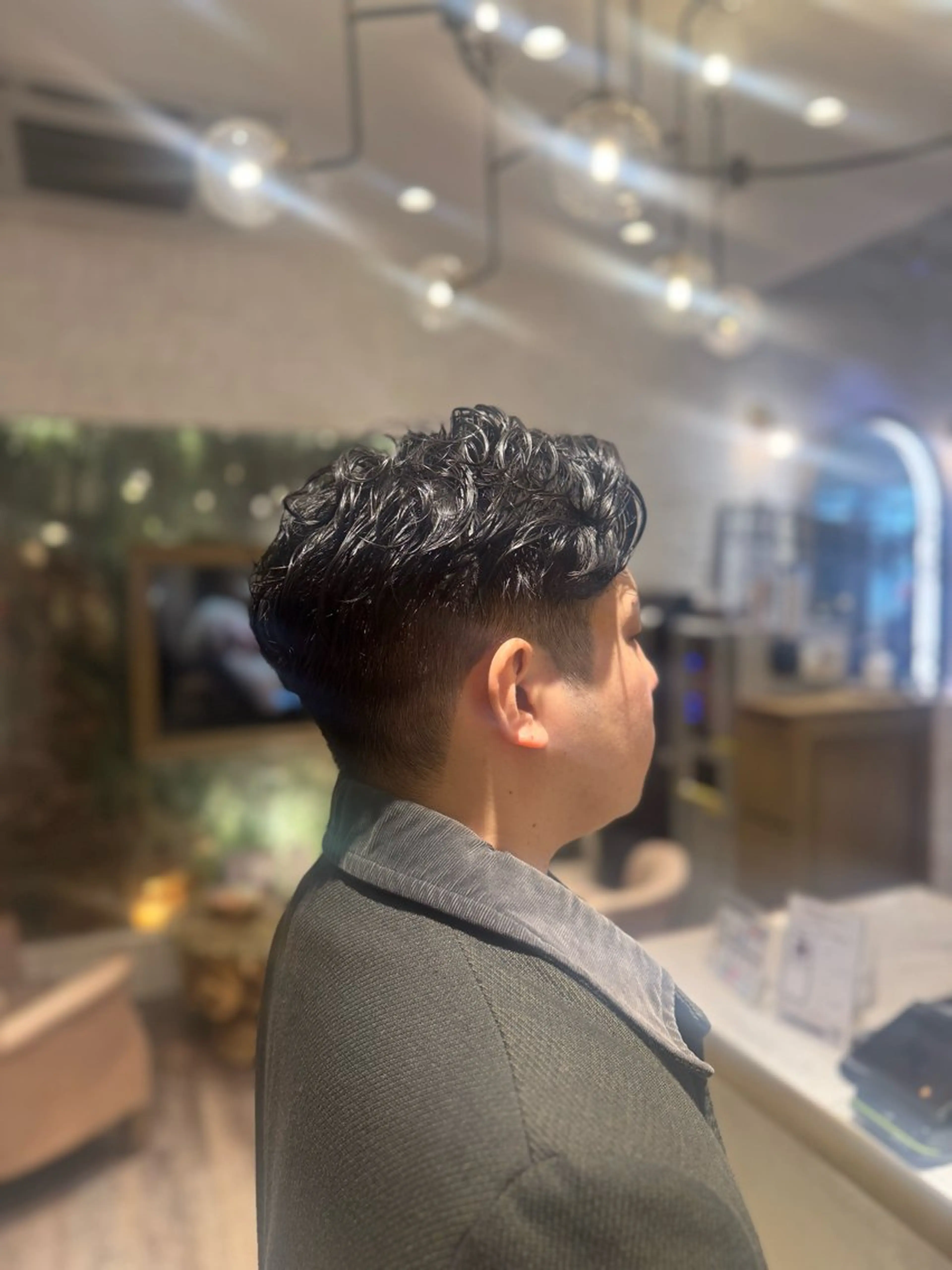 【水・木曜日限定】メンズ👦🏻💙カット✂︎+パーマꔛ ※講師の方が付き添った状態ですの施術となります❕✨️の写真