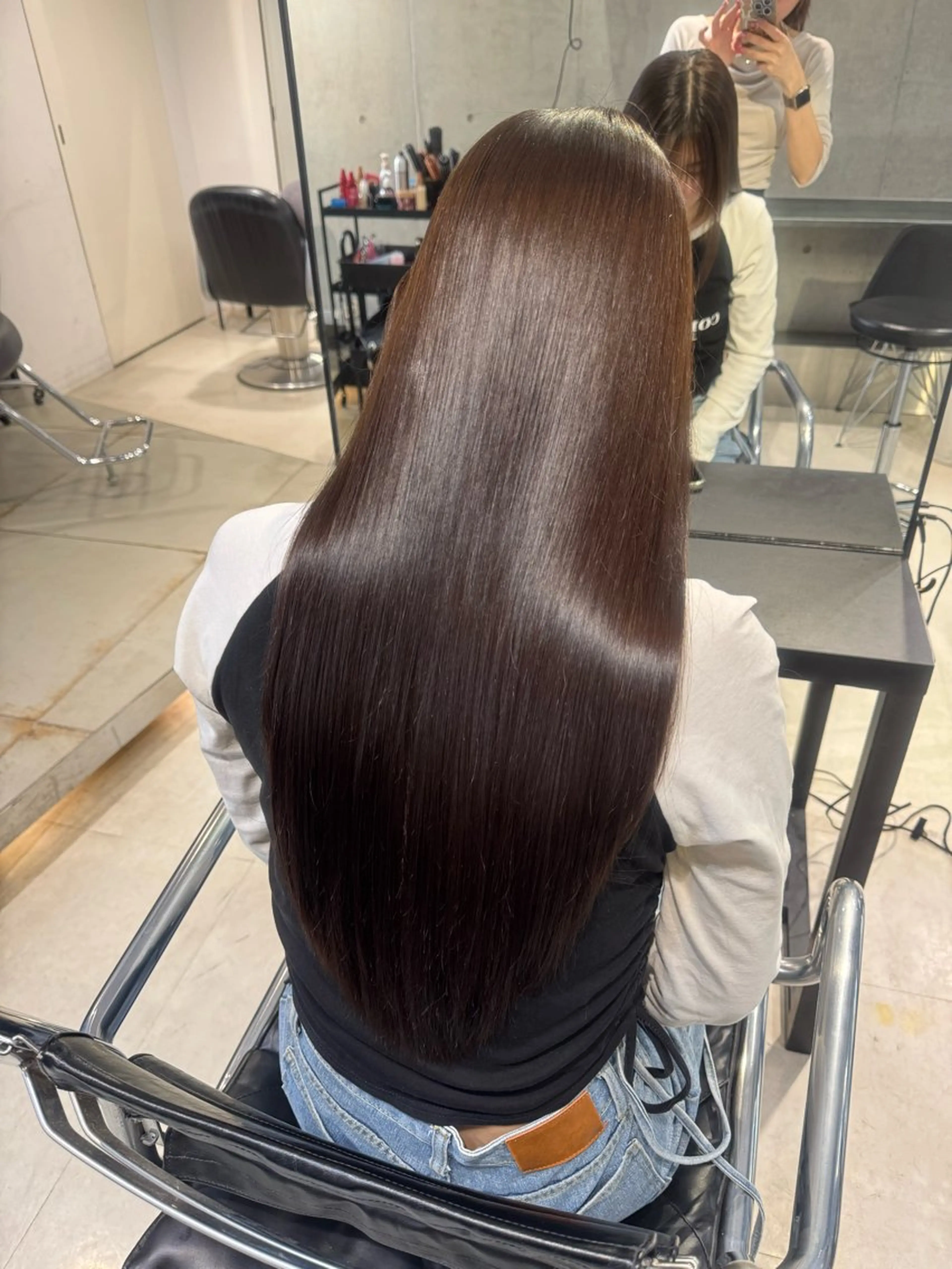 【💖新トリートメント💖】ワンカラー➕サイエンスアクアトリートメント✨+カット✂️+コテ巻き💞の写真