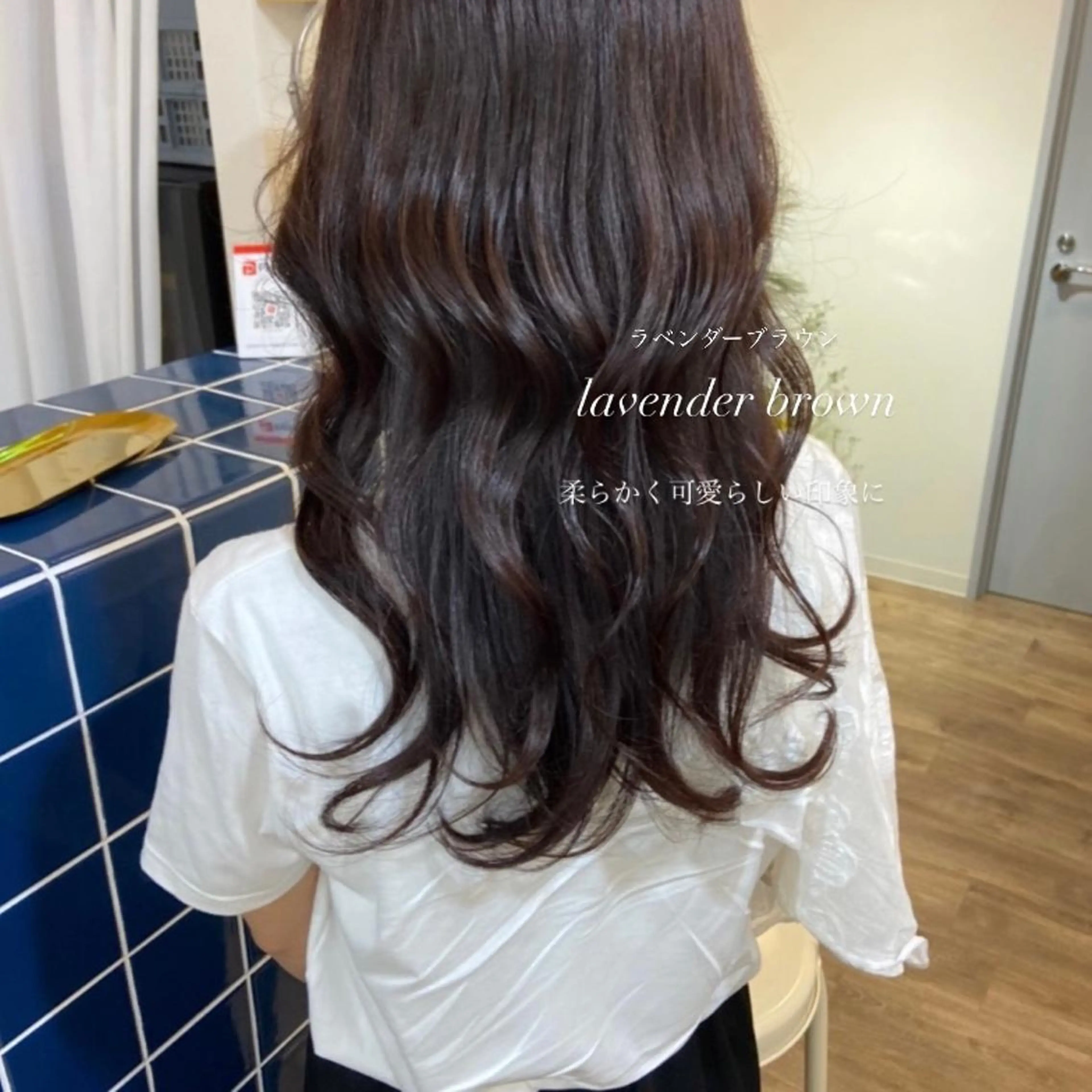 セミロング カラー ベージュカラー ブリーチ ケアブリーチ 透明感カラー ダブルカラー mai 🥀 パーマモデル募集🌀のヘアスタイル