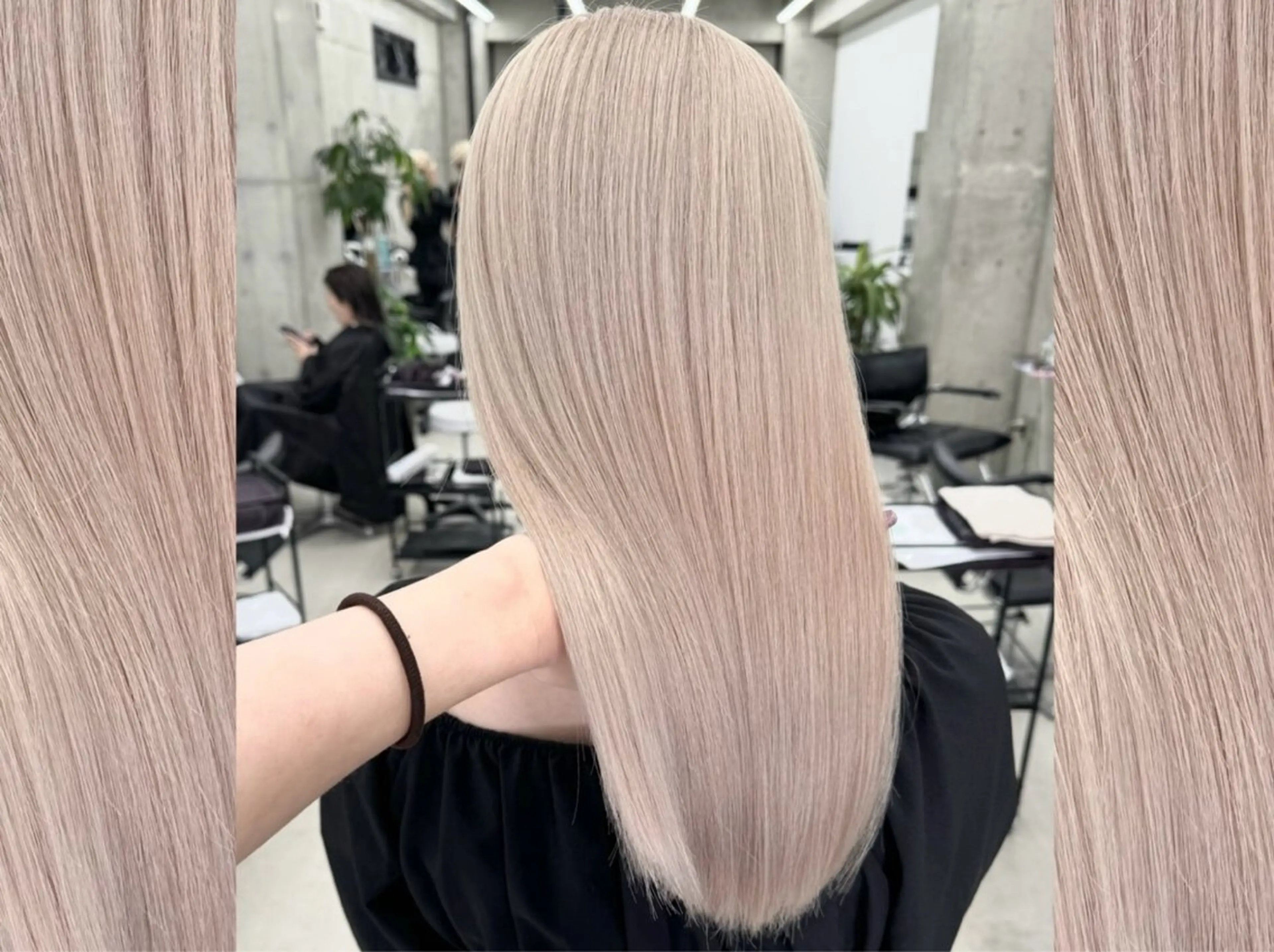 セミロング ヘアカラー LINOET名古屋所属・齋藤 梨乃のヘアスタイル