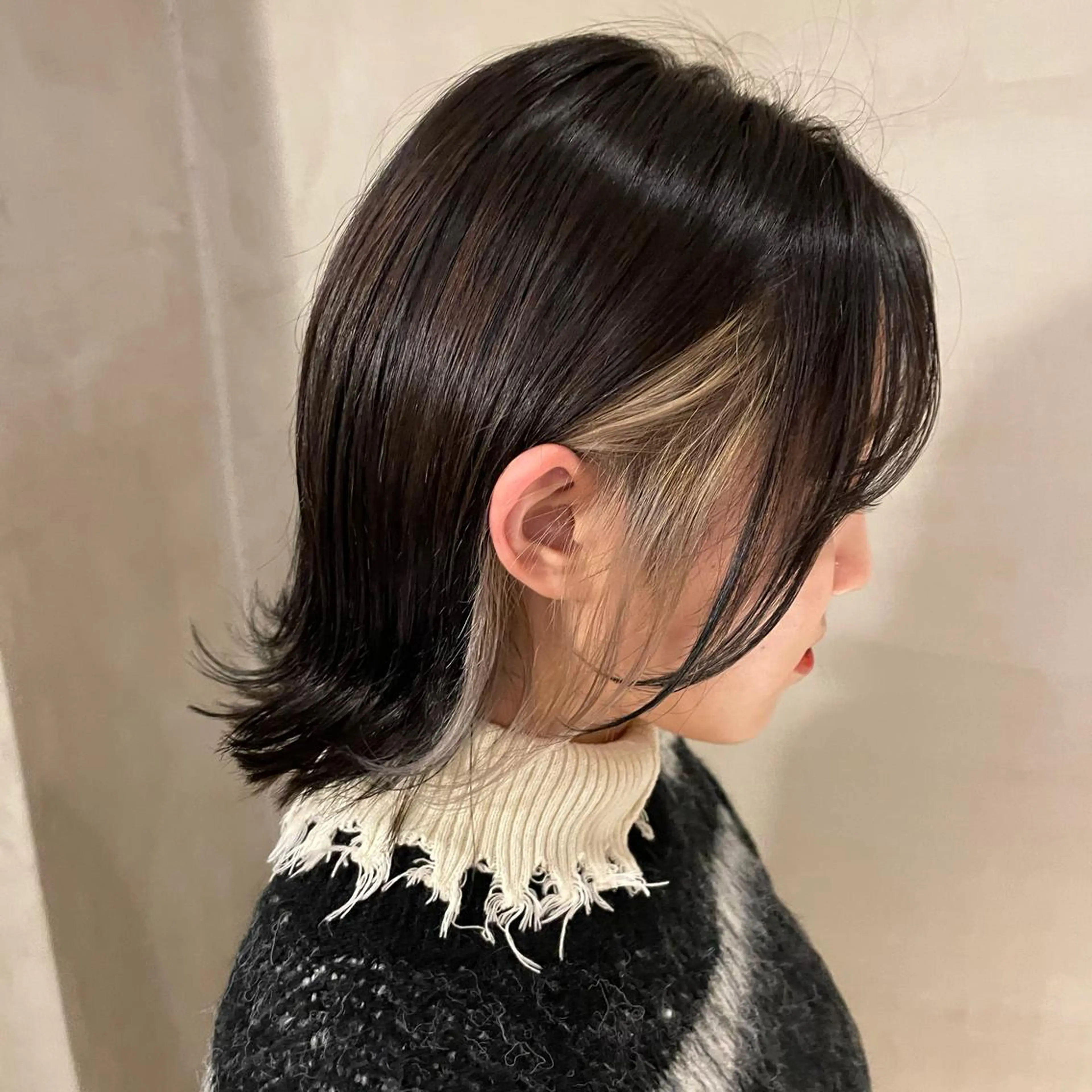 ミディアム カラー Fｰa firm faith所属・ka hoのヘアスタイル