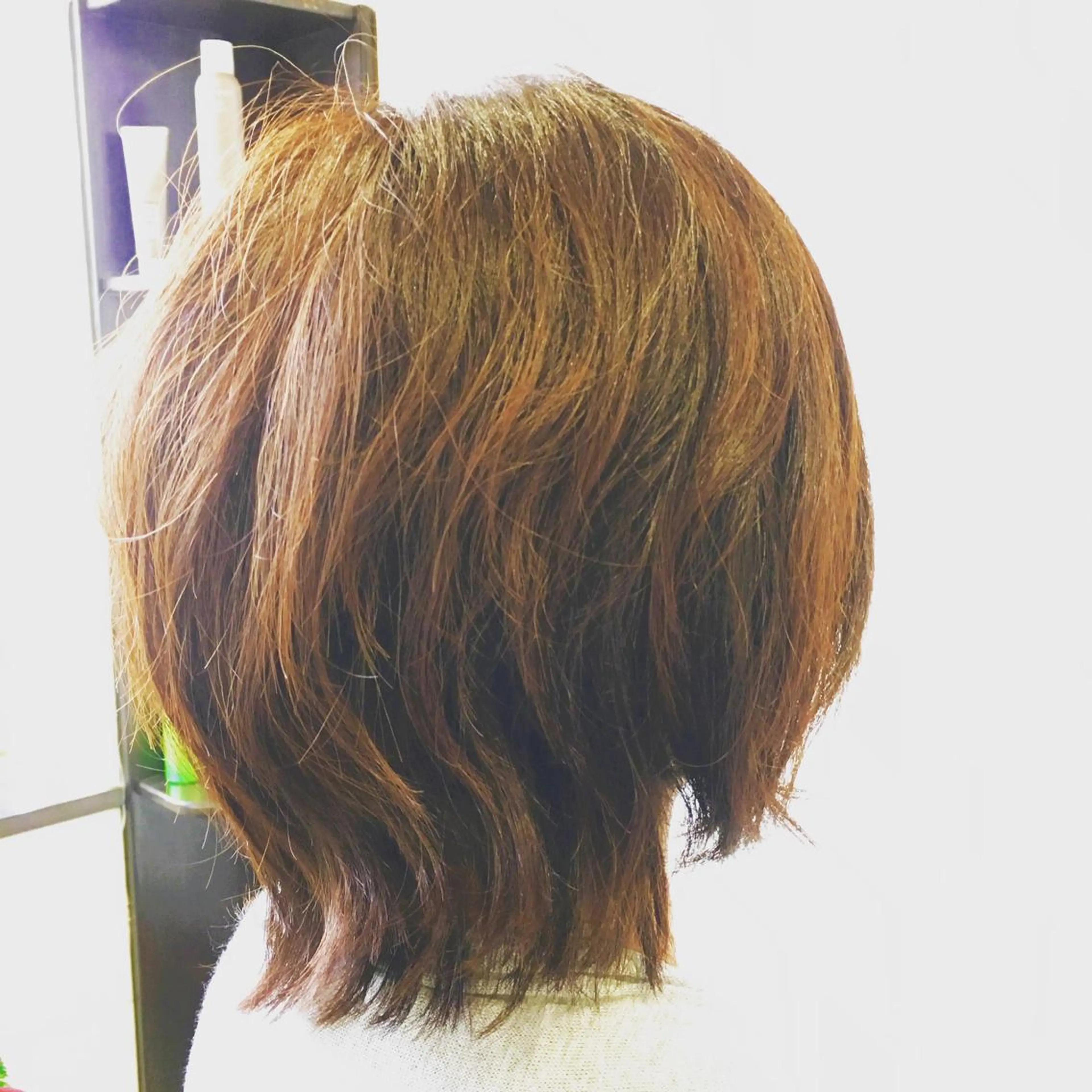 ショート カラー パーマ ベージュカラー トリートメント Rise Heart 中村 裕介のヘアスタイル