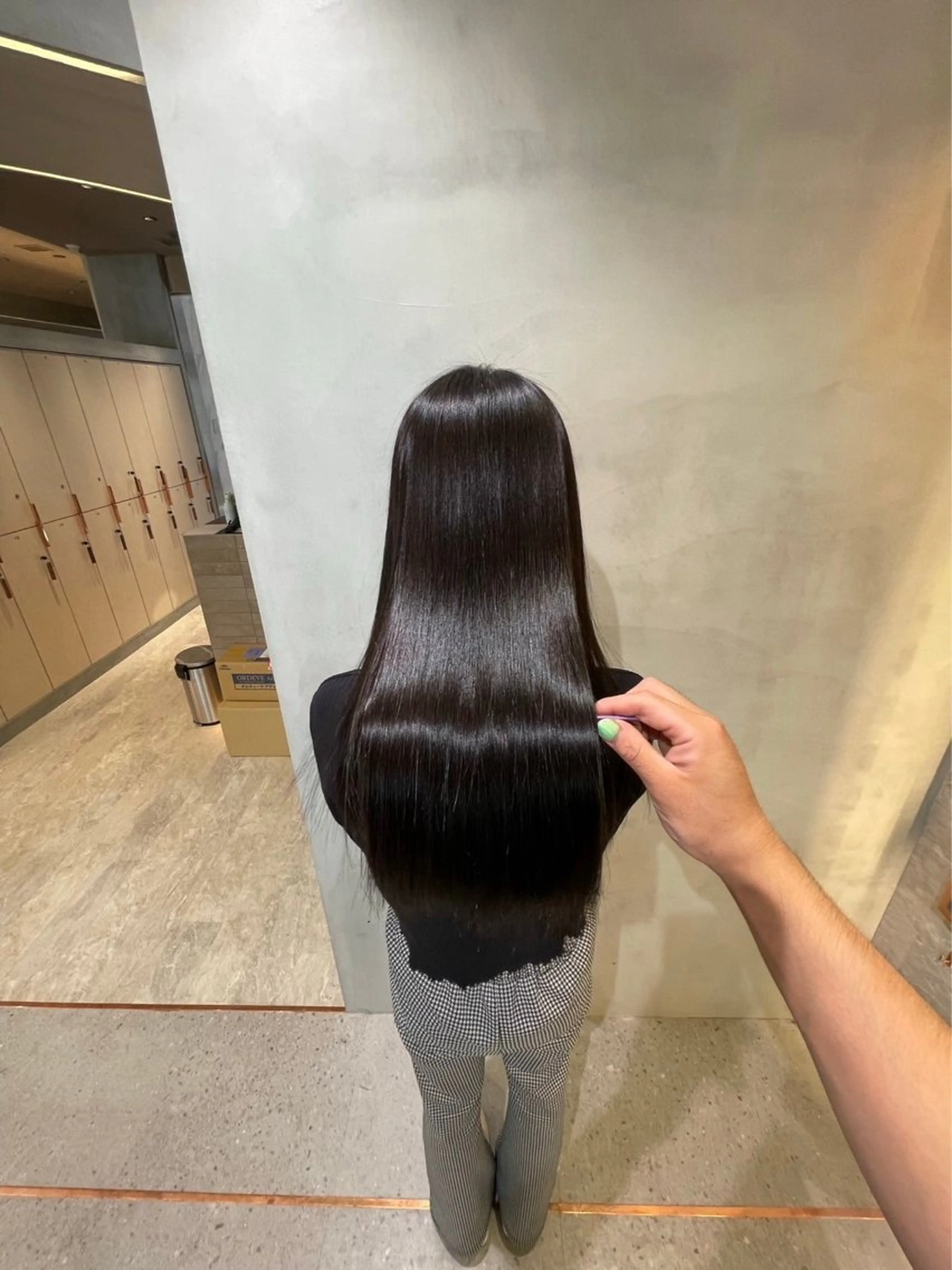 ロング 髪質改善 山口蒼太のヘアスタイル