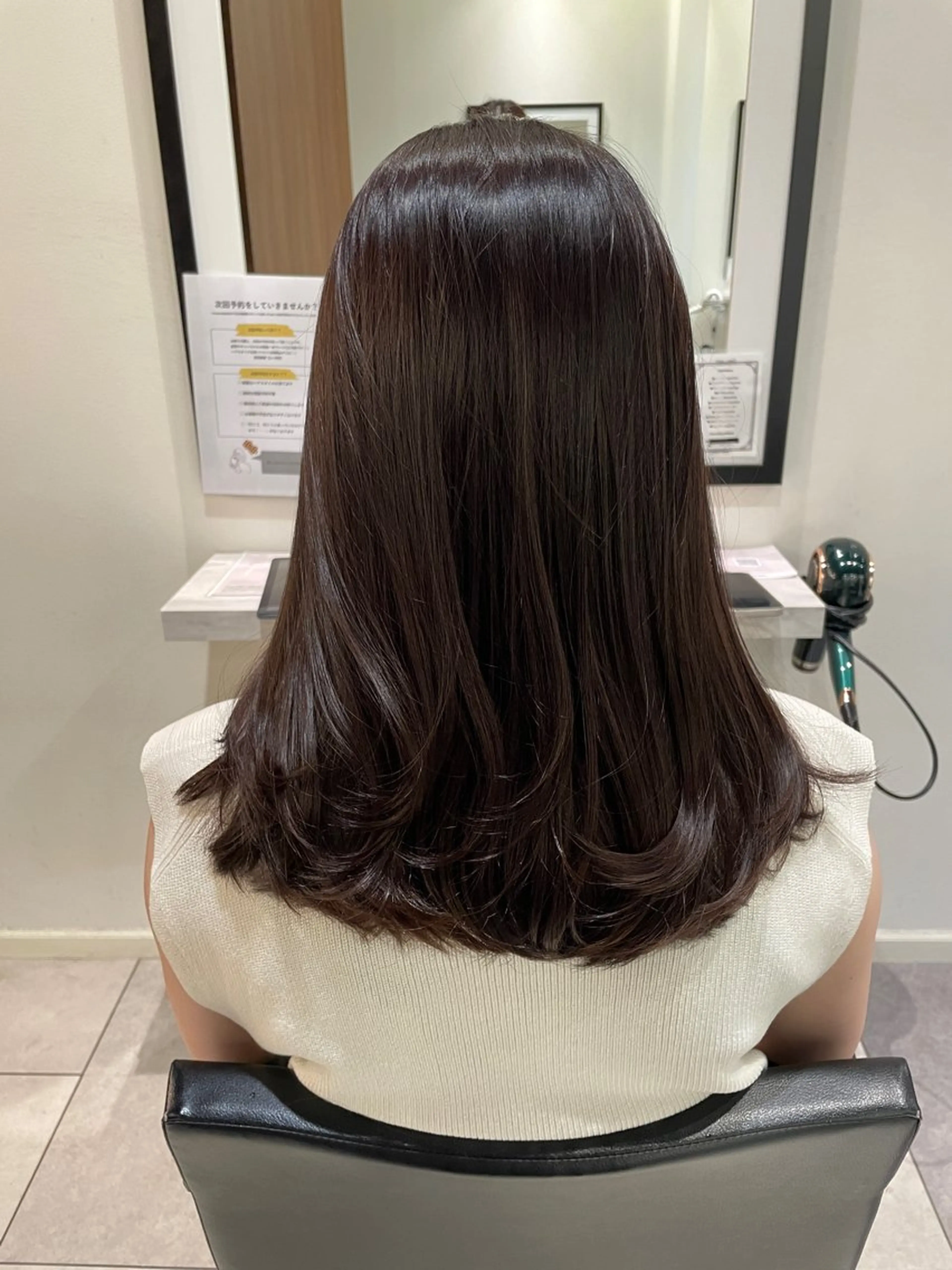 ミディアム ヘアカラー トリートメント K-two  NAGOYA所属・K-two名古屋 菜月のヘアスタイル