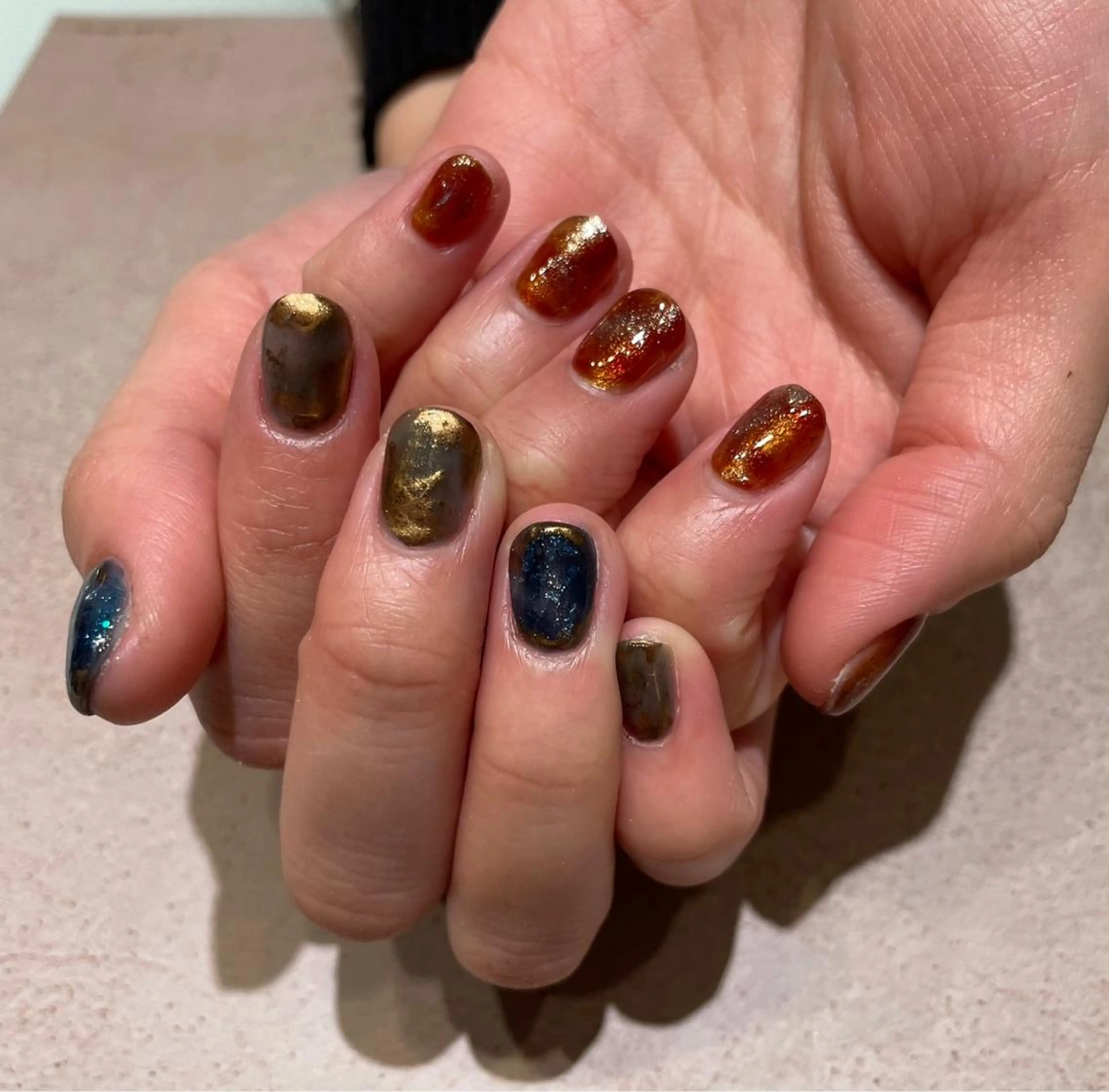 ネイル キラキラネイル ニュアンスネイル nail salon CIELのネイルデザイン