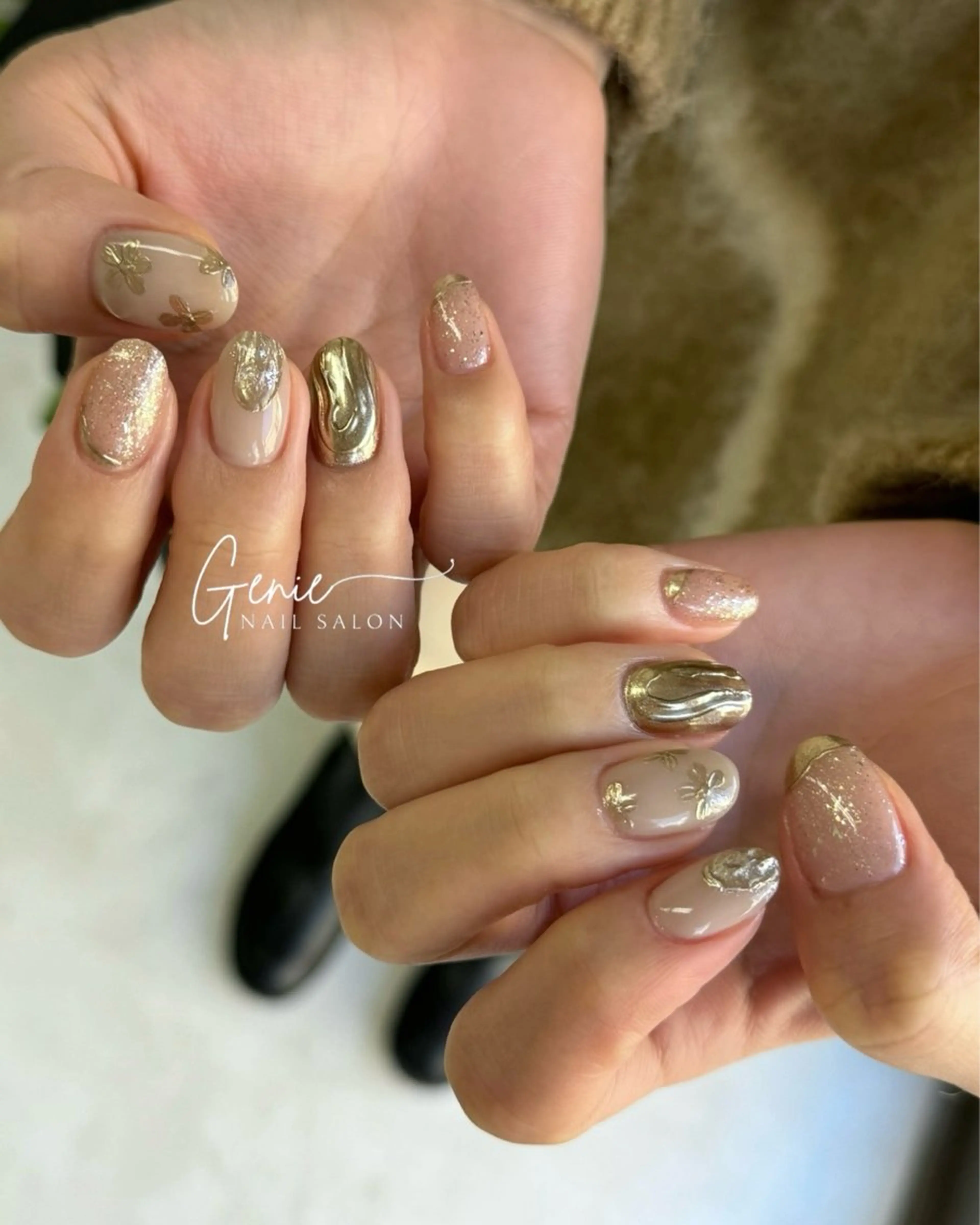 ネイル フットネイル ニュアンスネイル ハンドネイル Nail salon Genie所属・Nail salon Genieのネイルデザイン