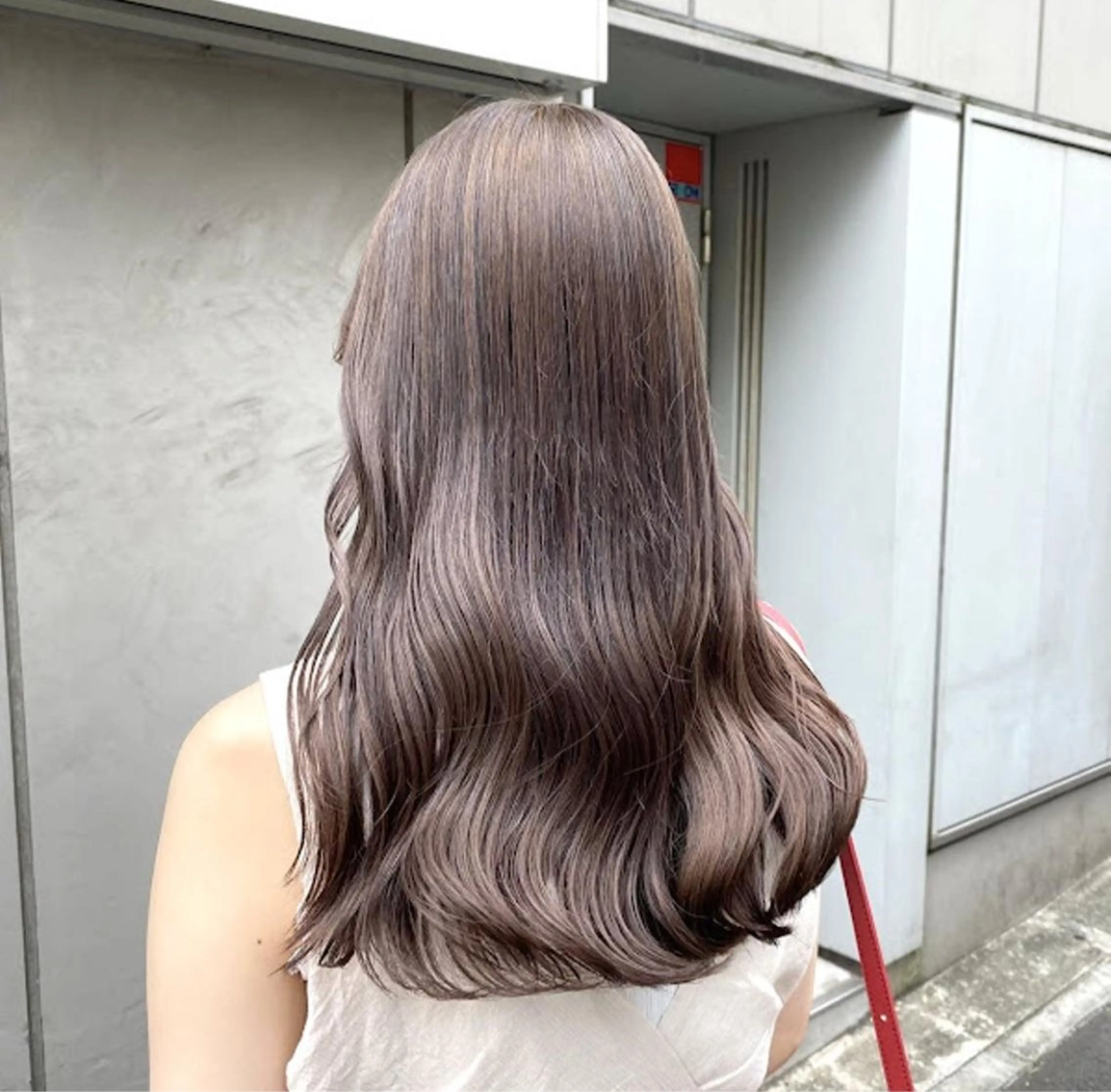 ロング ヘアカラー トリートメント 韓国ヘア/顔まわり カット/諒伍のヘアスタイル