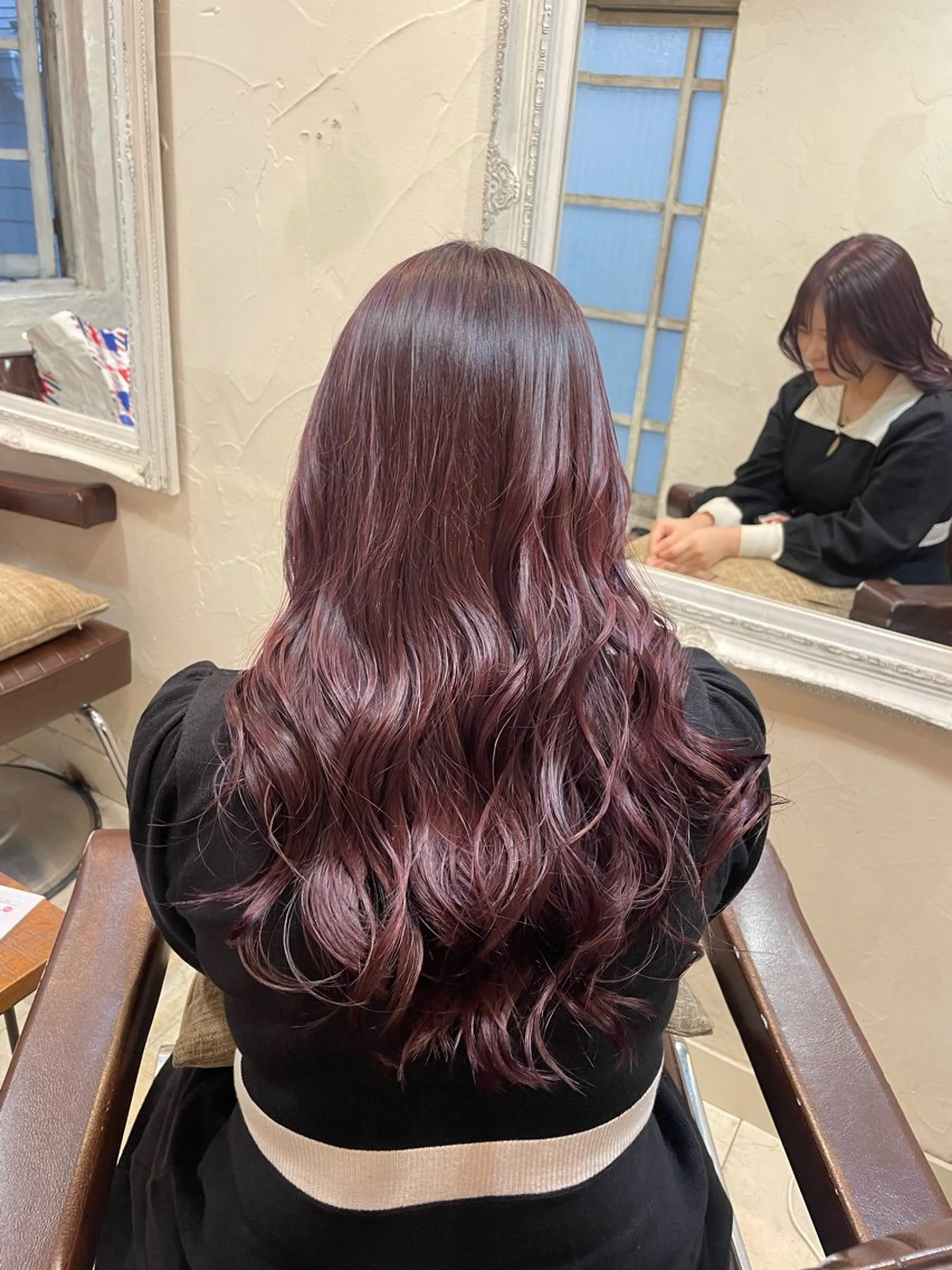 【モデル募集中‼️】ちゅるちゅるワンカラー🍒＋Aujua3stepトリートメント🎀の写真