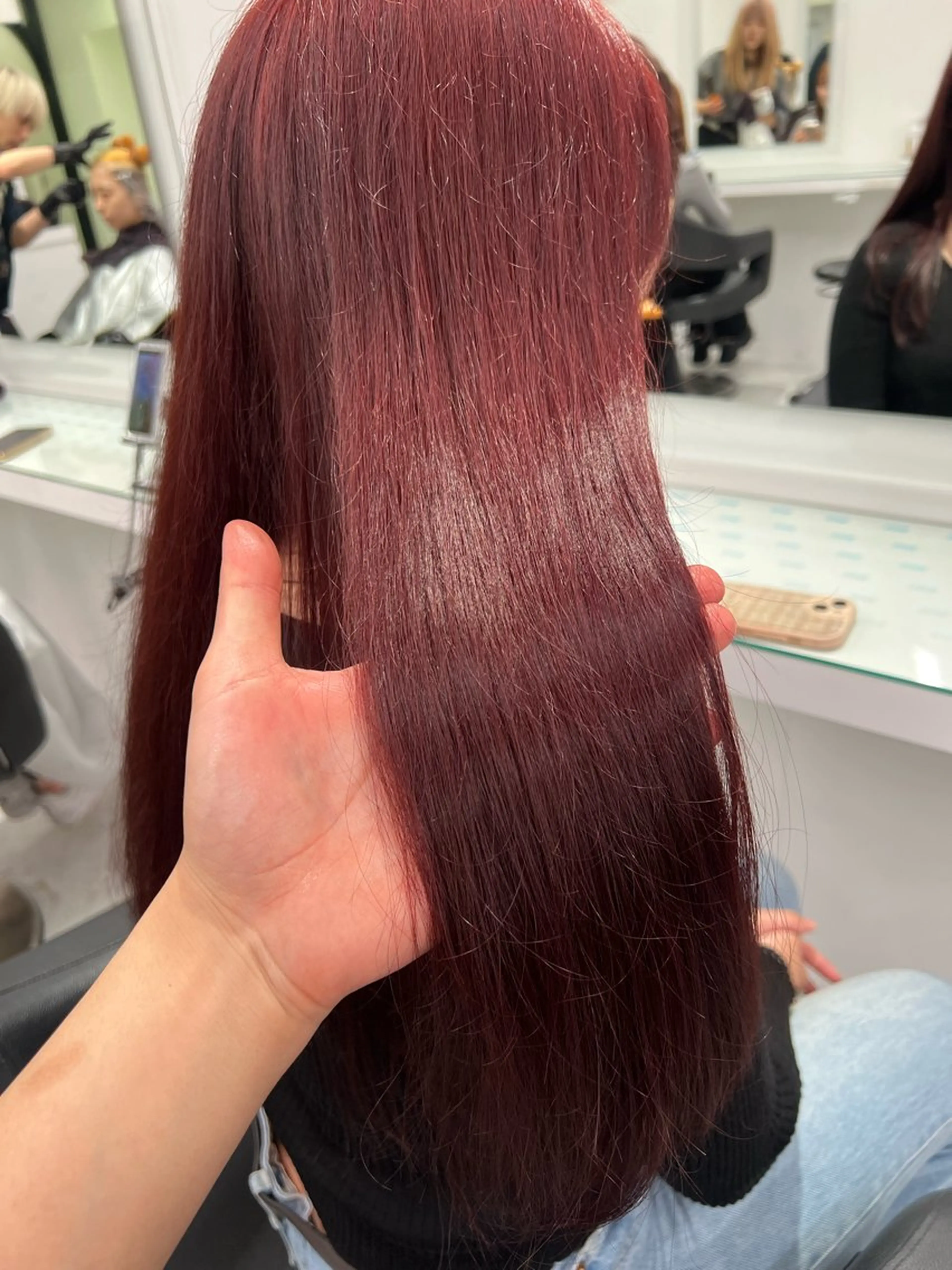 カラー ヘアカラー トリートメント ヘッドスパ ヘアセット ブリーチなし透明感 💗RYOTAのヘアスタイル