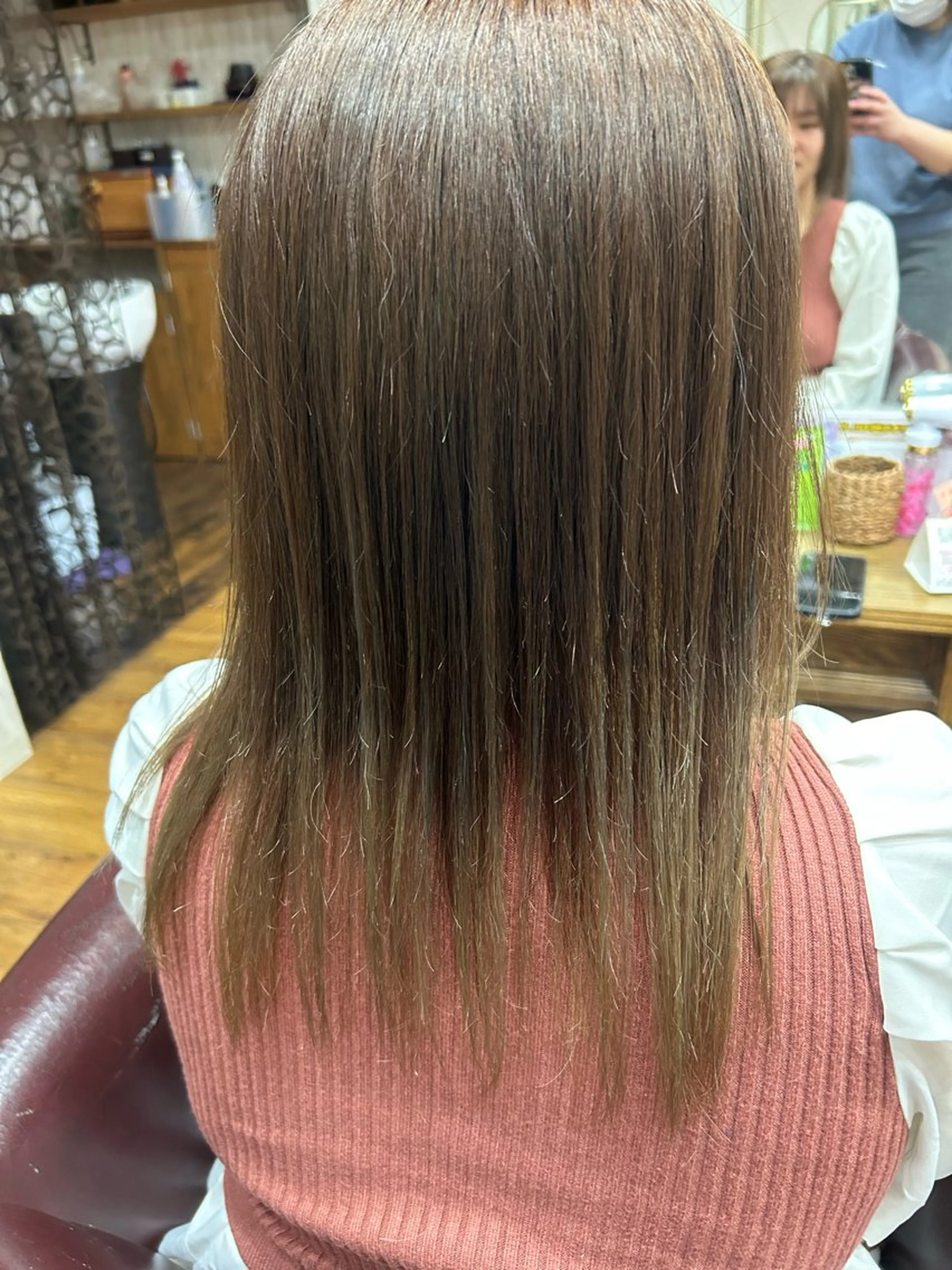 ミディアム カラー ブリーチ 美容室 Jフィドルファドル所属・わきた かずなのヘアスタイル