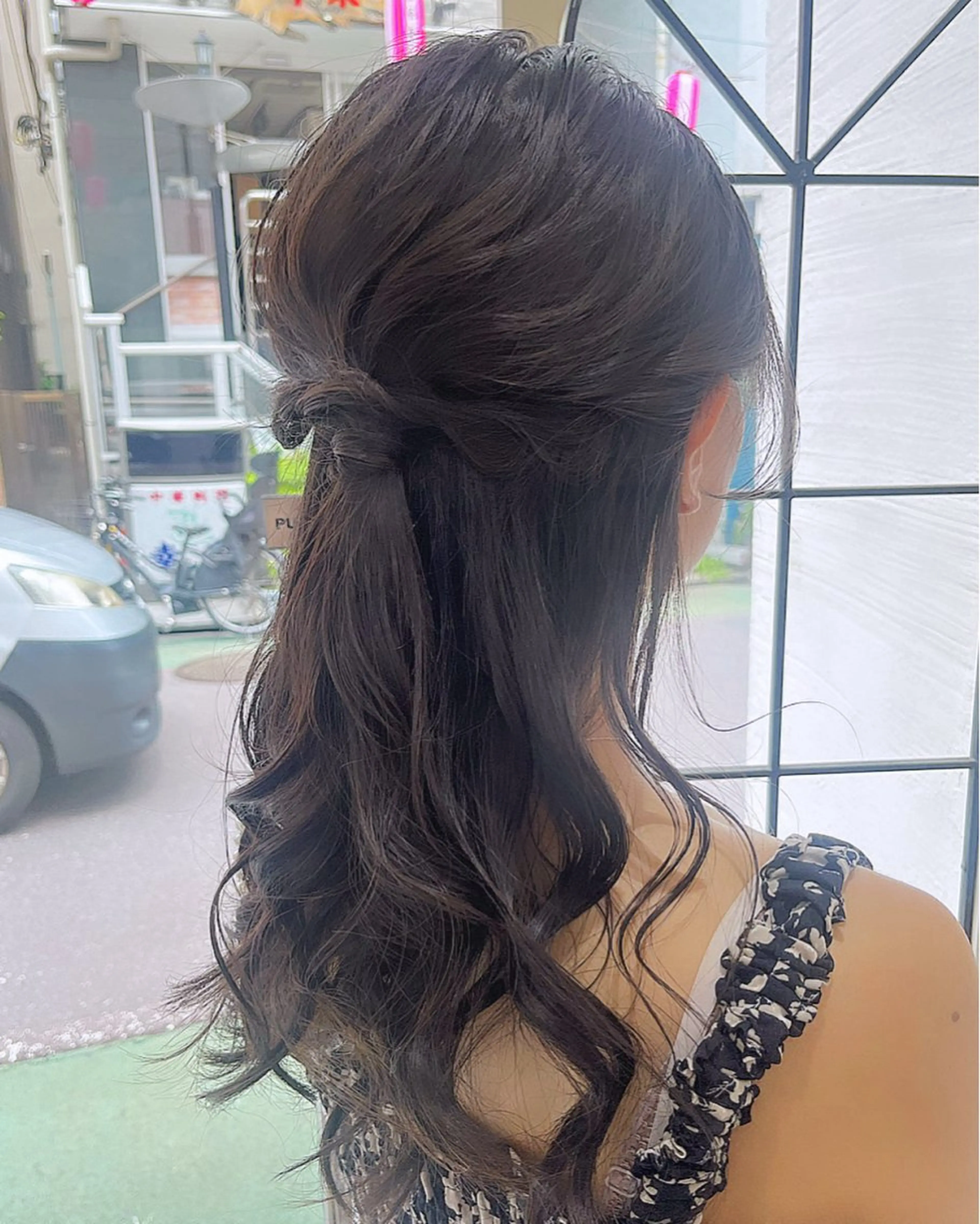 ロング ヘアアレンジ ヘアセット uros.所属・🩵aiko / モデル募集中️🩵のヘアスタイル