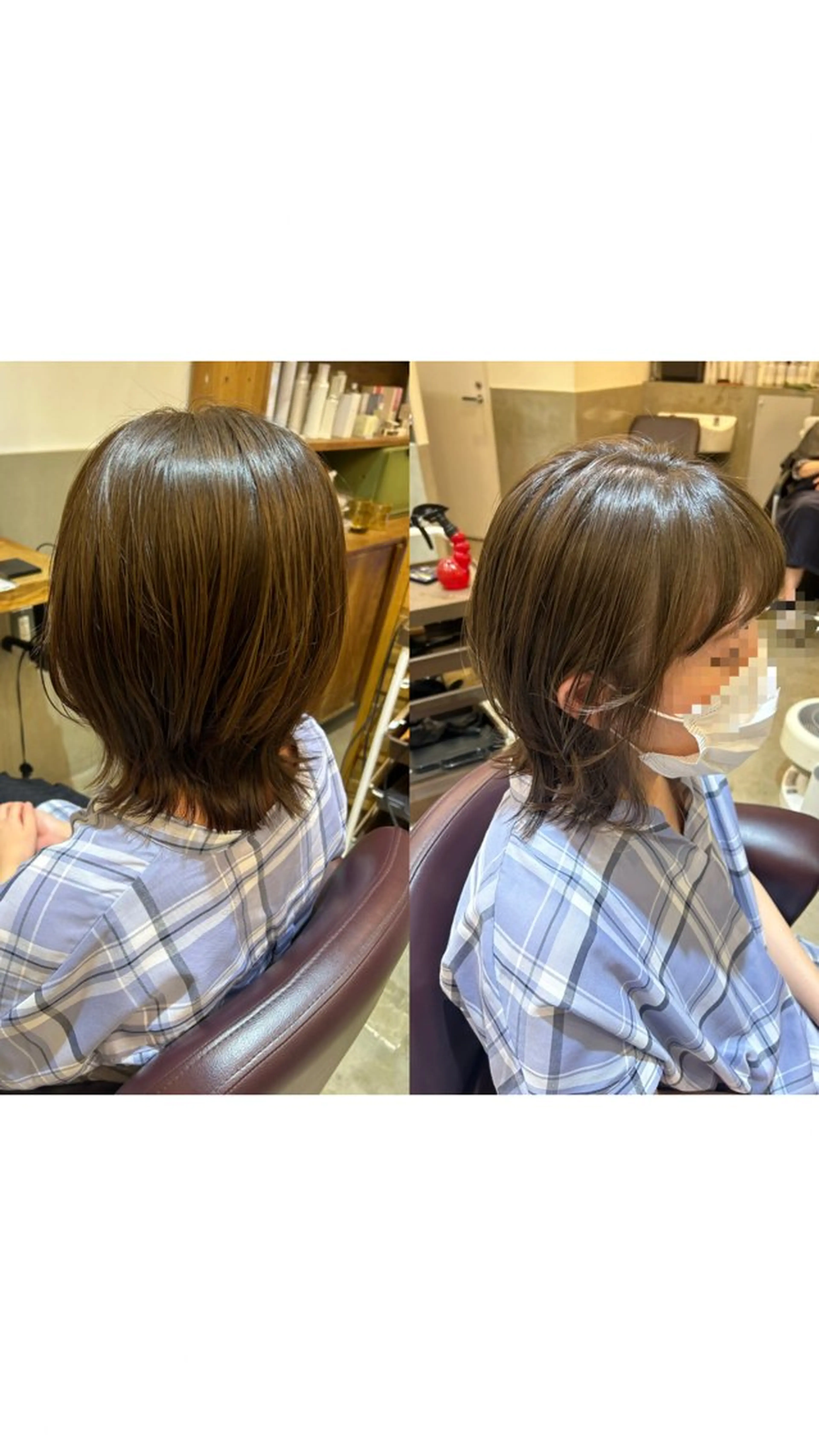 ショート カット ヘッドスパ 若狭 彩花のヘアスタイル