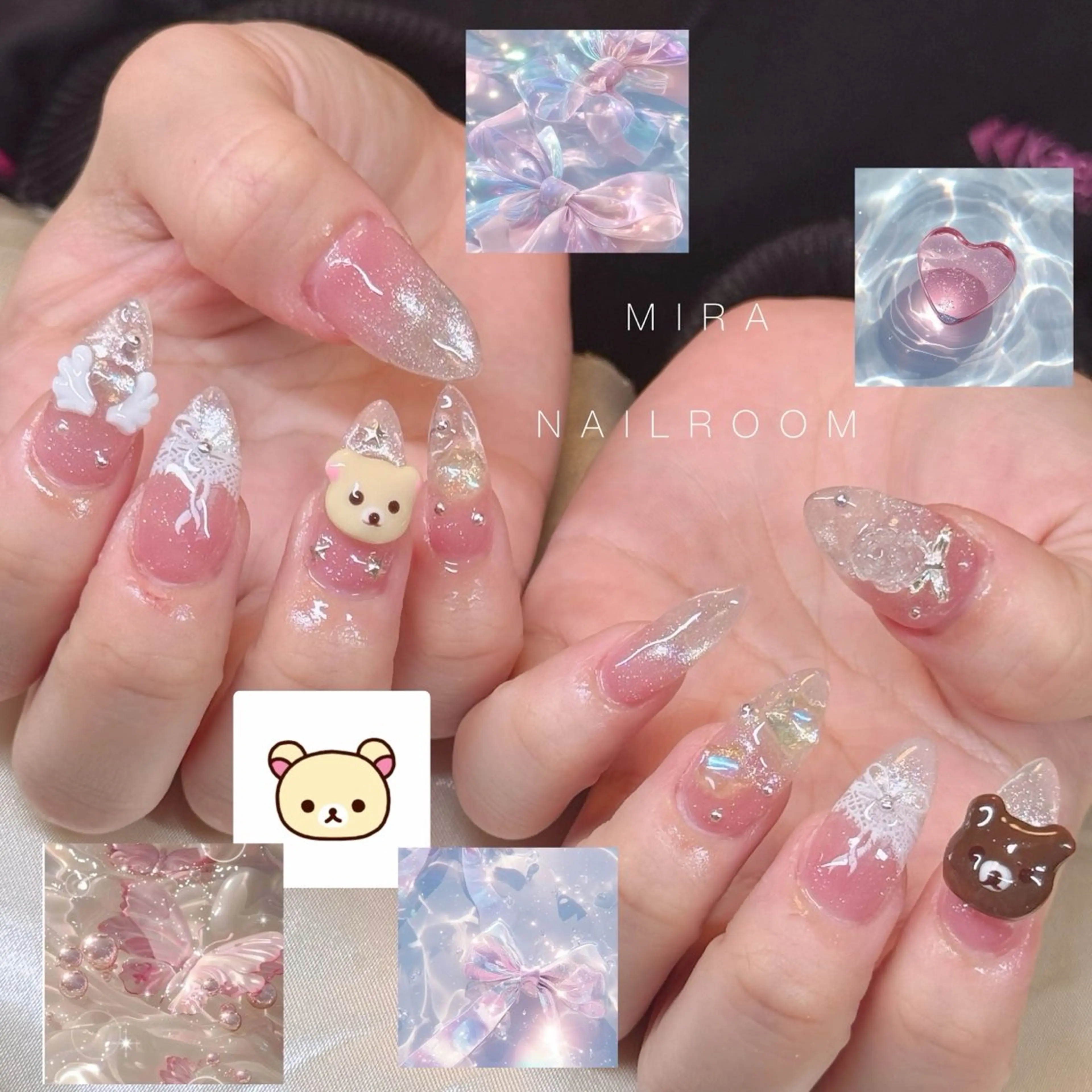 ネイル 長さ出し MIRA NAILROOM SALON所属・MIRA NAILROOMのネイルデザイン