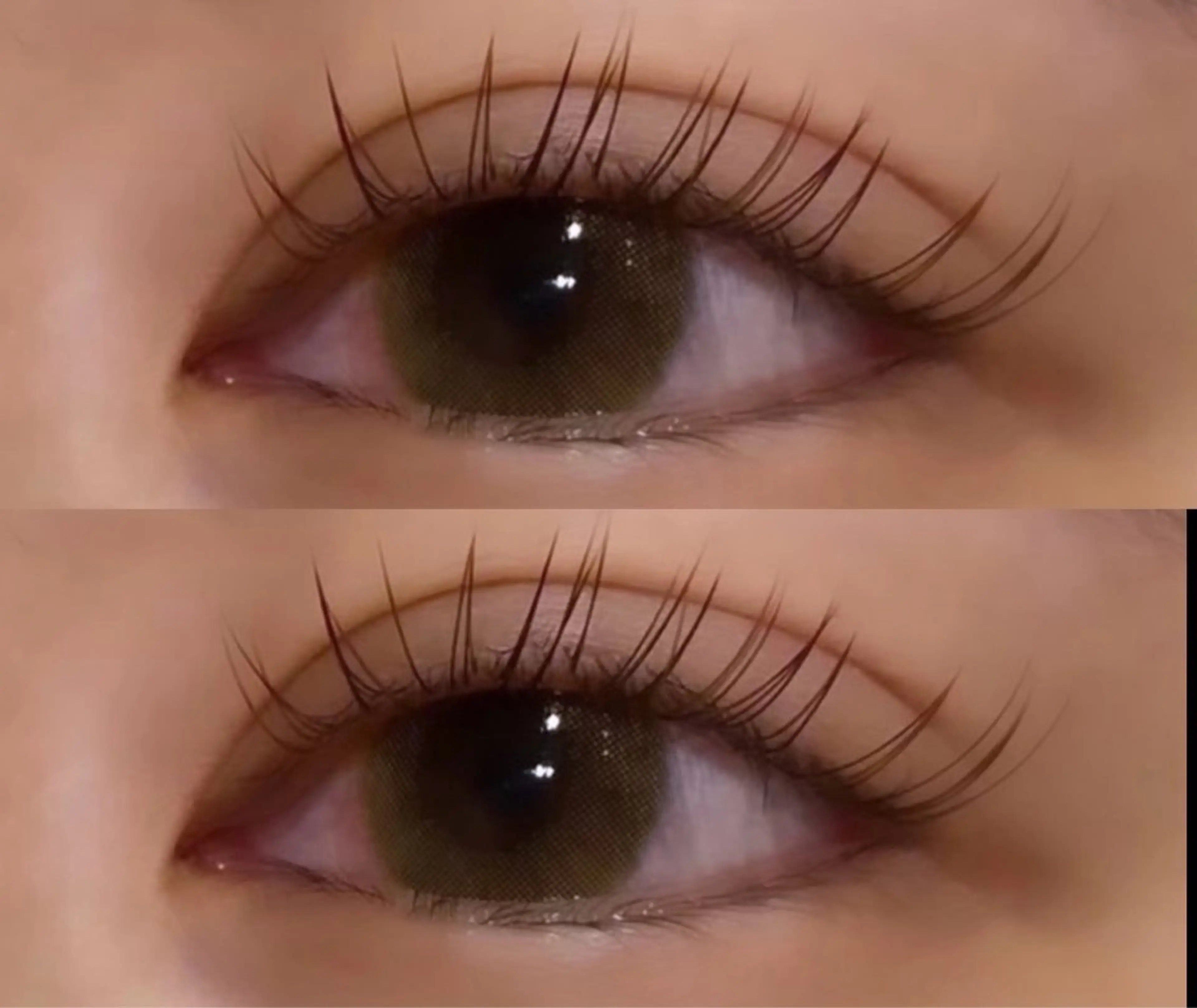 マツエク・マツパ eve🐰束間まつ毛 /透明感カラーのヘアスタイル