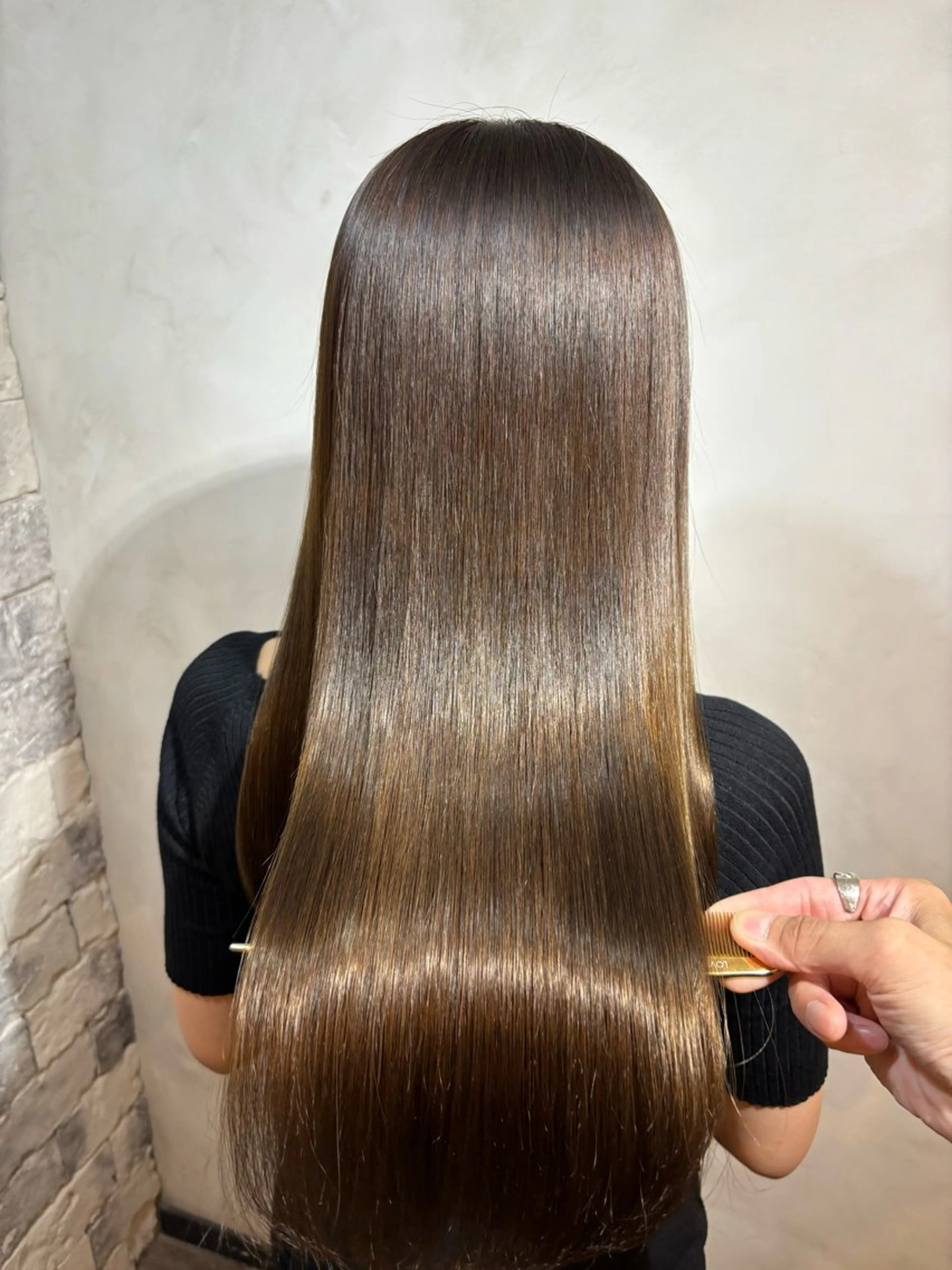 ロング 髪質改善 ロング 酸性ストレート 縮毛矯正 トリートメント ヘッドスパ ヘアセット 美髪矯正 🌈髪質改善 山下のヘアスタイル