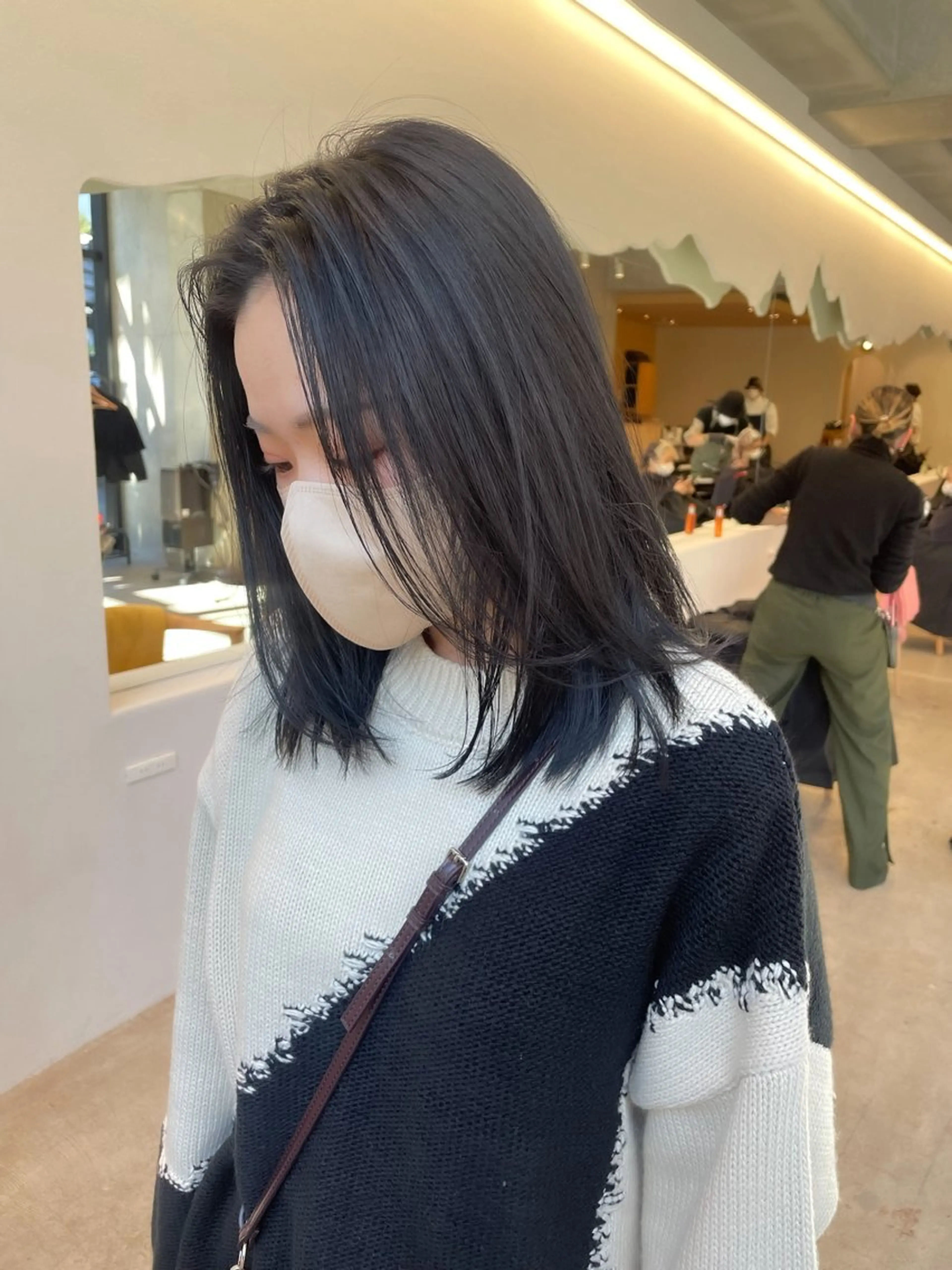 ショート カラー ヘアアレンジ ミニボブ/ブリーチ 🌈MISATOのヘアスタイル