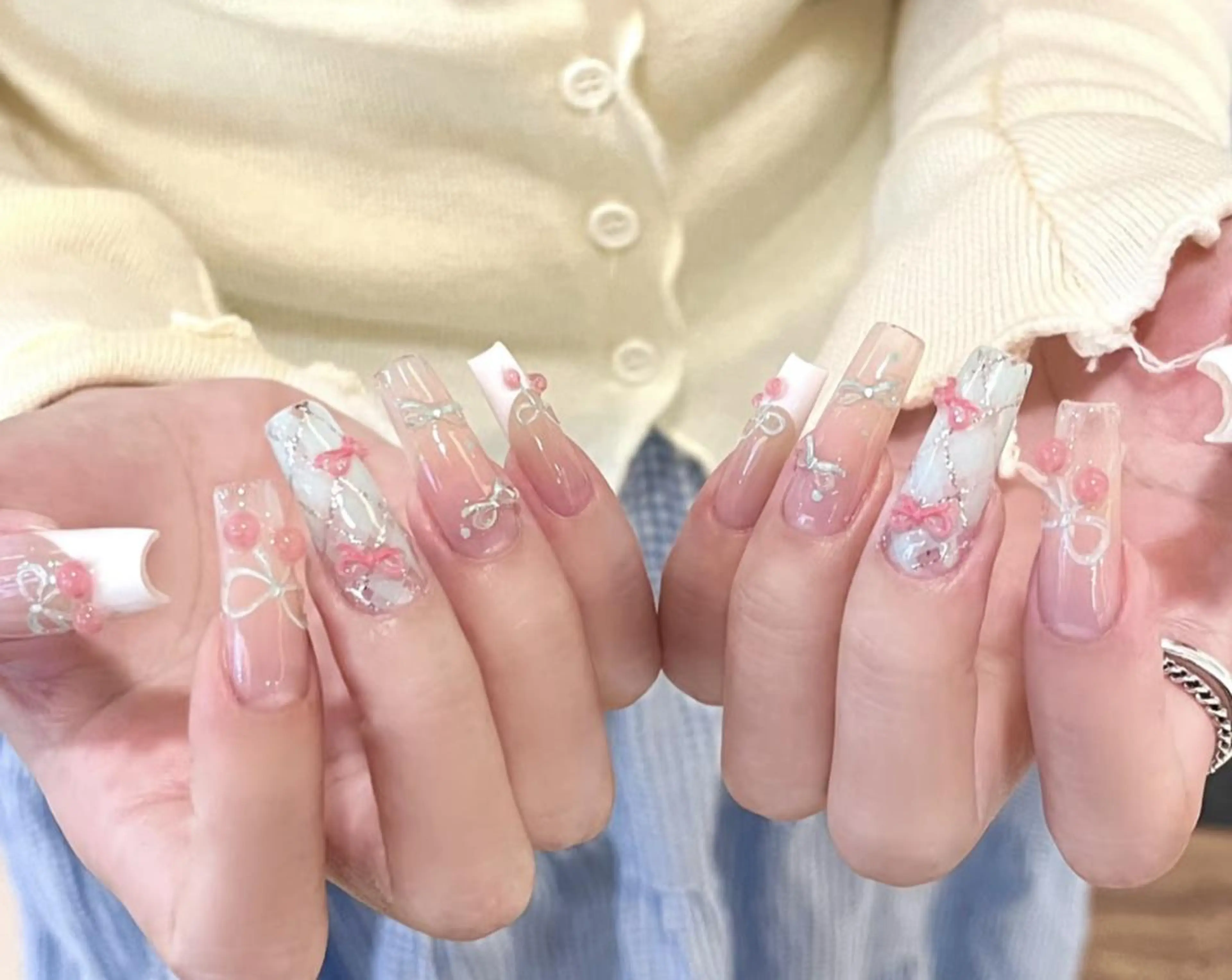 ネイル ハンドネイル By moonネイル 🌷ワンホン/韓国風のネイルデザイン