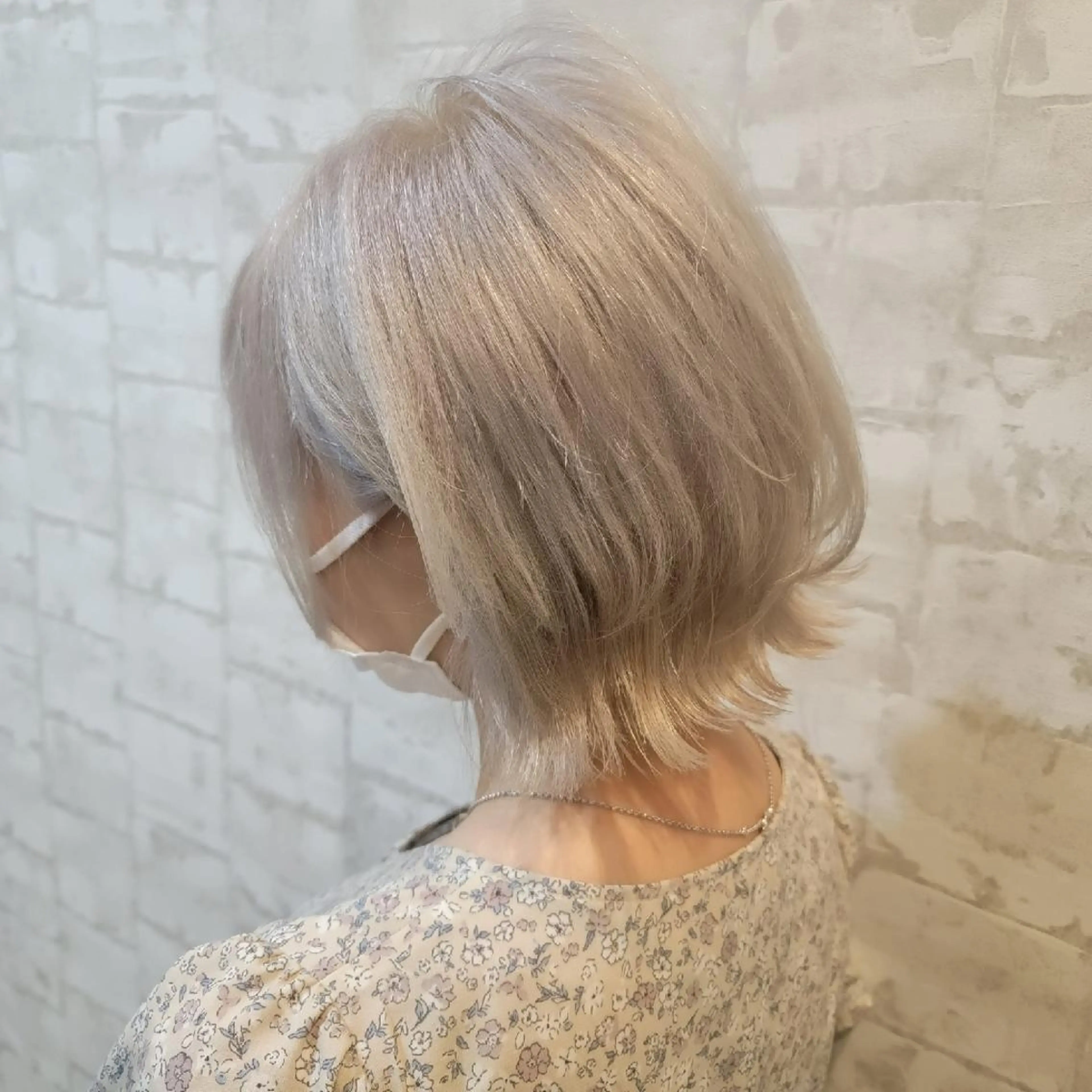 ミディアム ボブ ウルフカット ウルフボブ 手代木 遼のヘアスタイル