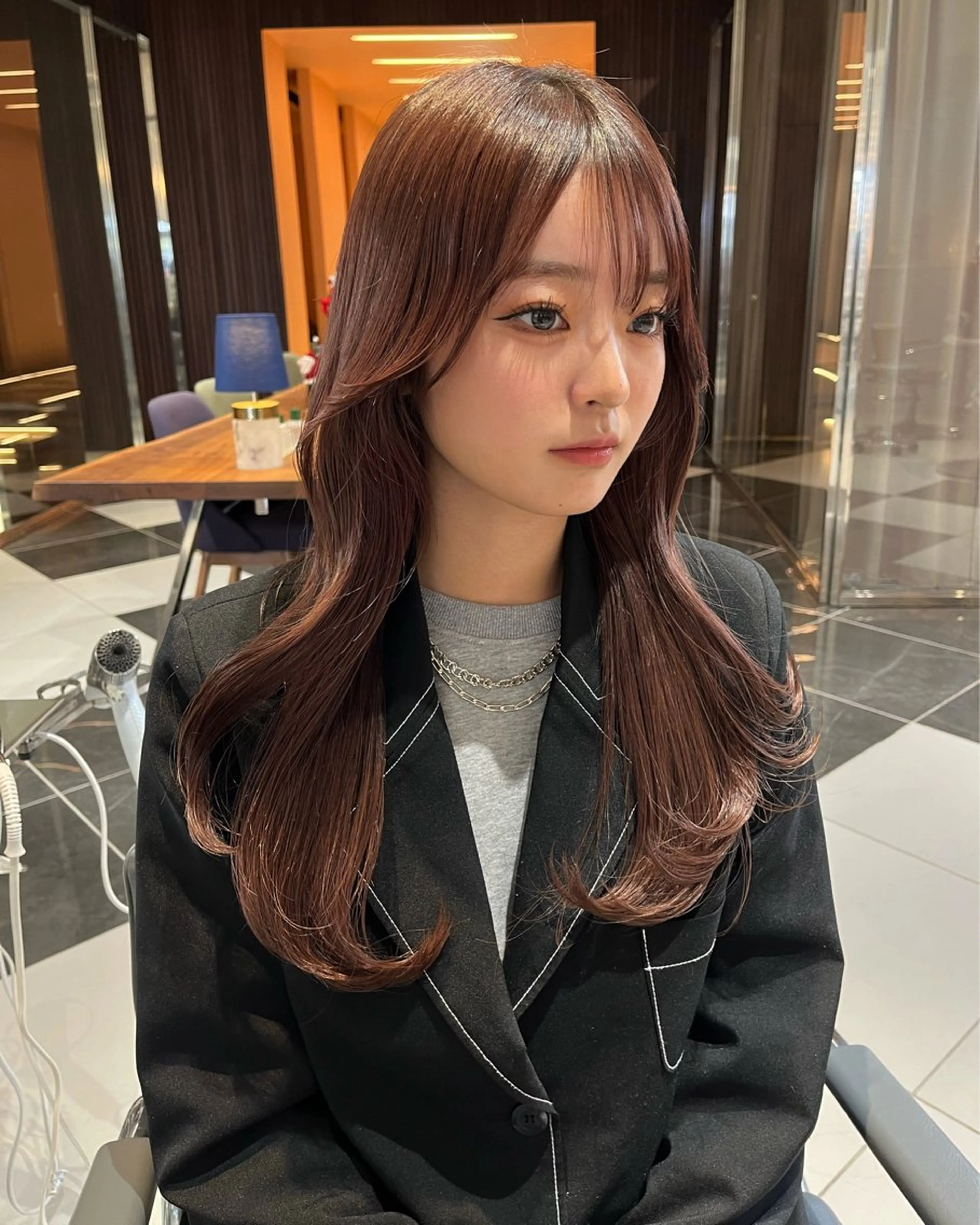カラー カット ヘアカラー haruna .のヘアスタイル