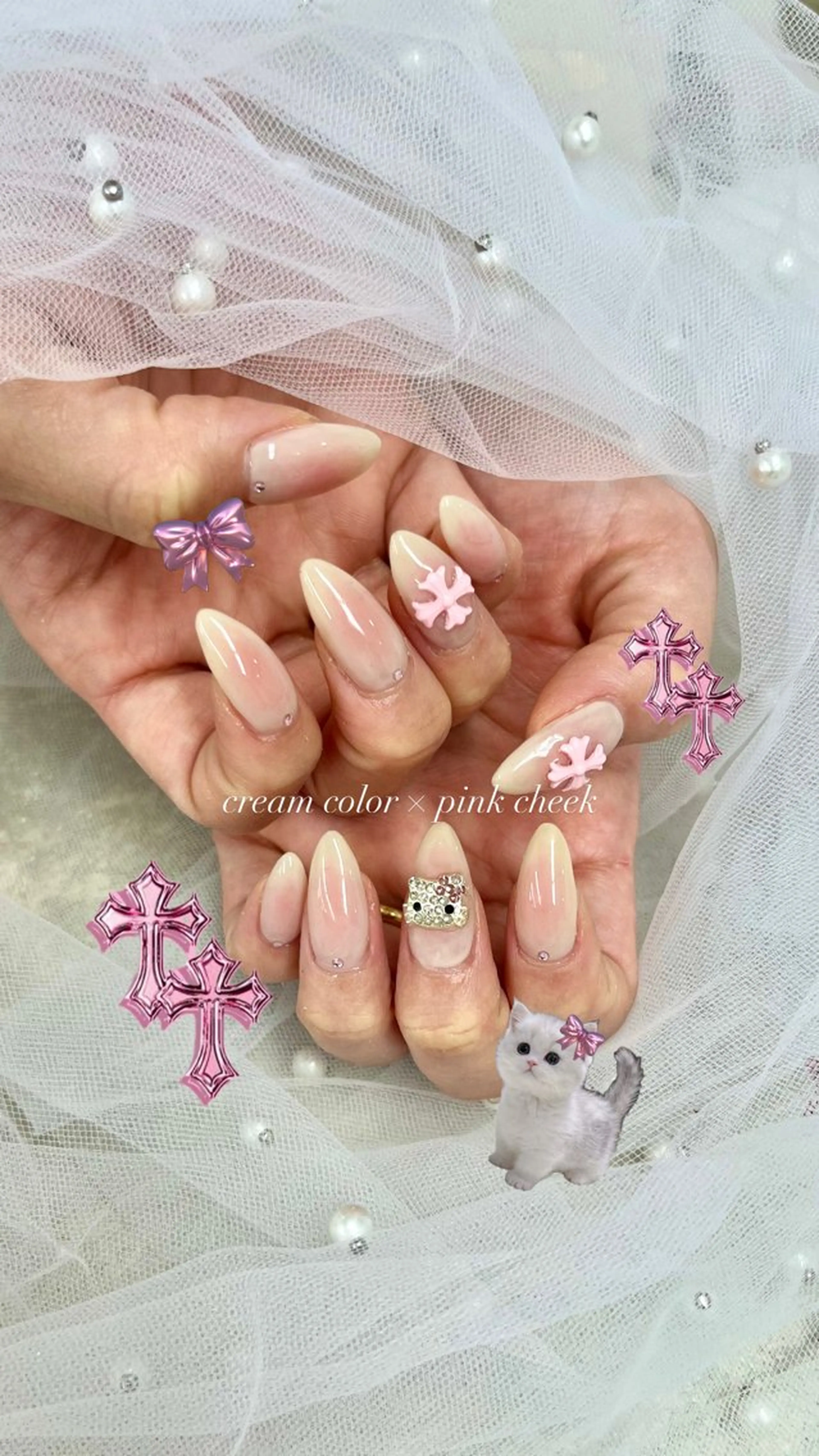 ネイル ハンドネイル ︎Basic町田本店 AIRI‪‪⋆ ☽のネイルデザイン