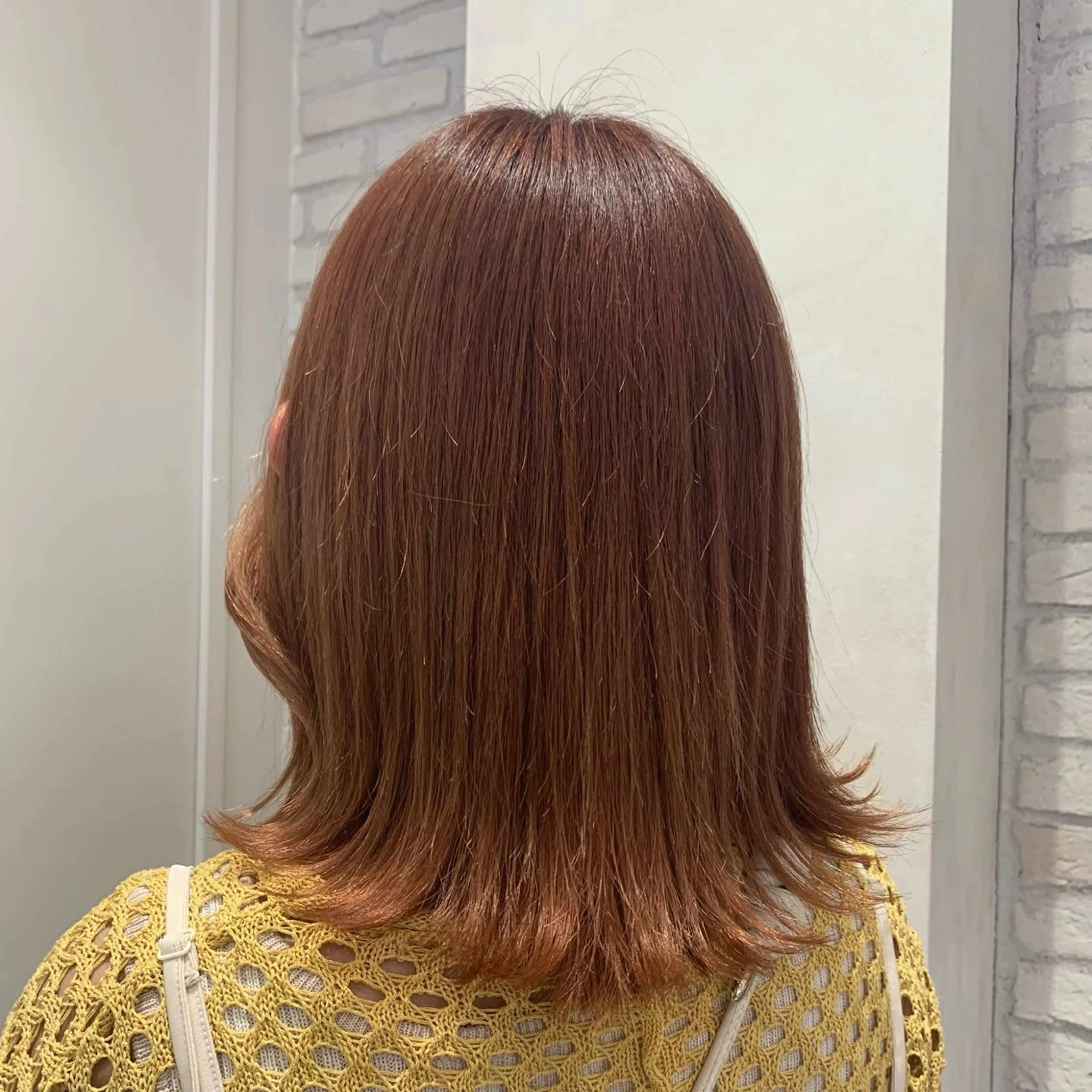 カラー 🍒垢抜けカラー 耳つぼ ヘアメあずみのヘアスタイル