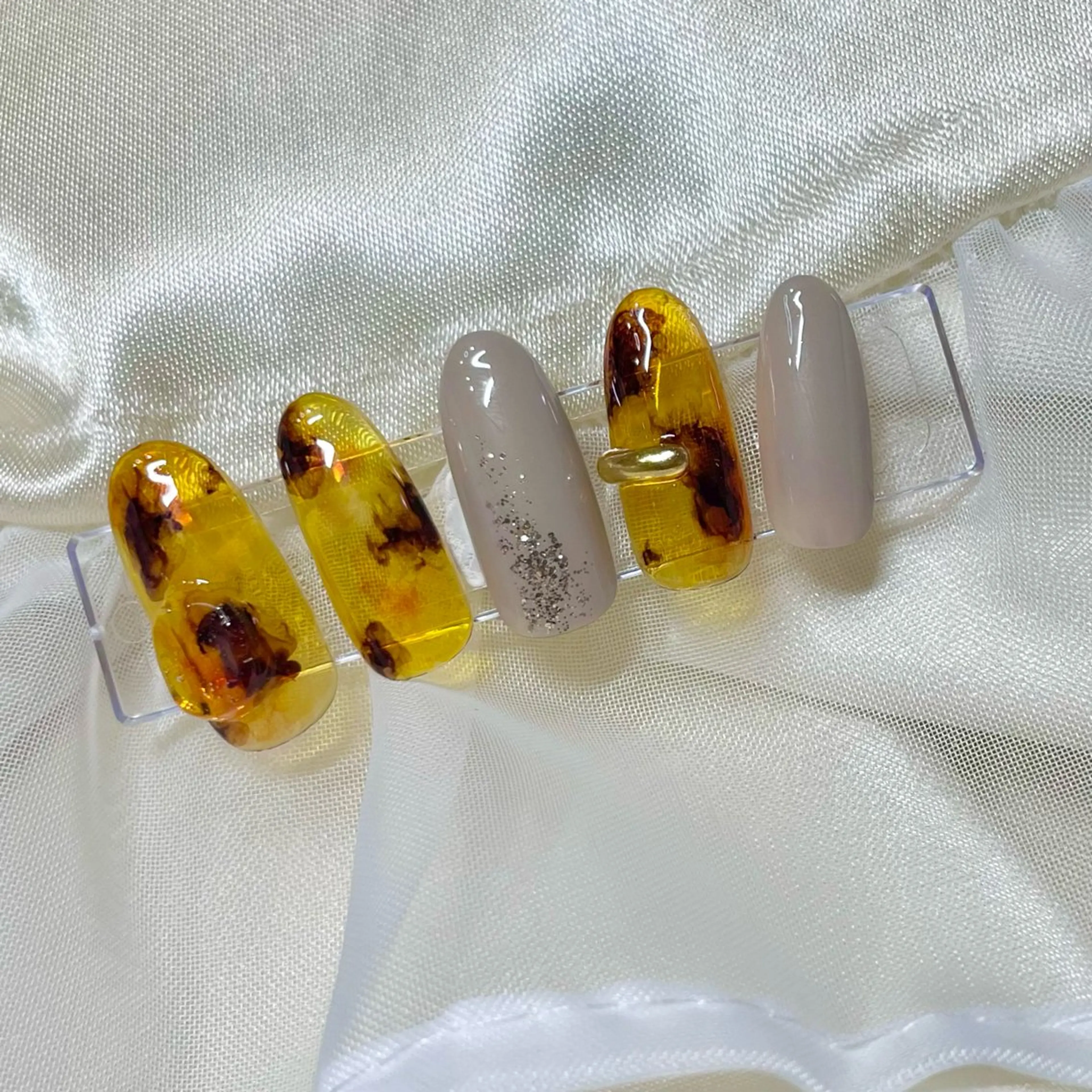 ネイル べっ甲ネイル Nail Salon Y.のネイルデザイン