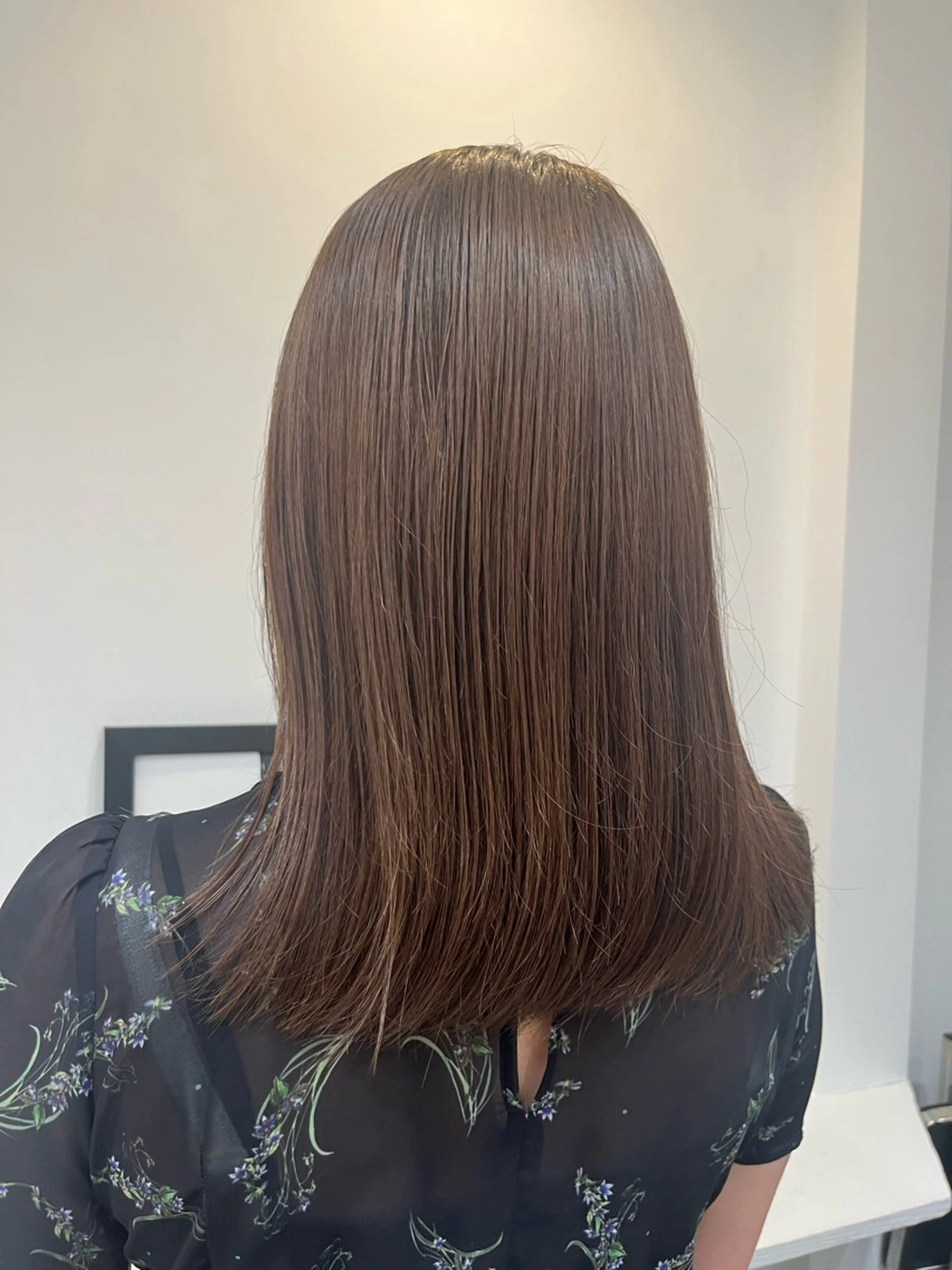 セミロング トリートメント ヘアカラー トリートメント 無料カットモデル‪✨ ✂️Nanami🌷のヘアスタイル