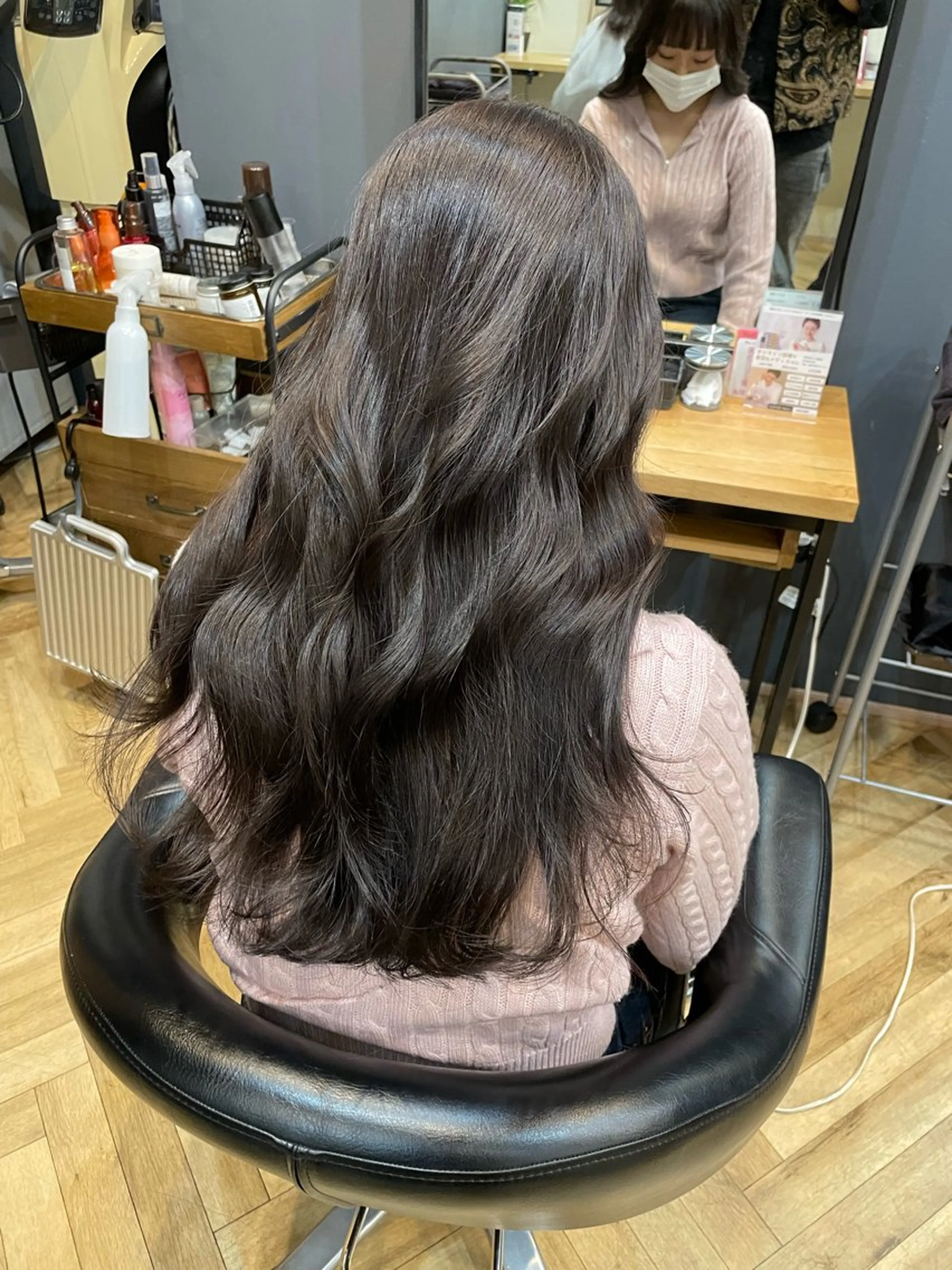 ロング カット ヘアカラー トリートメント 韓国ヘア/レイヤー 🇰🇷/艶髪/長橋のヘアスタイル