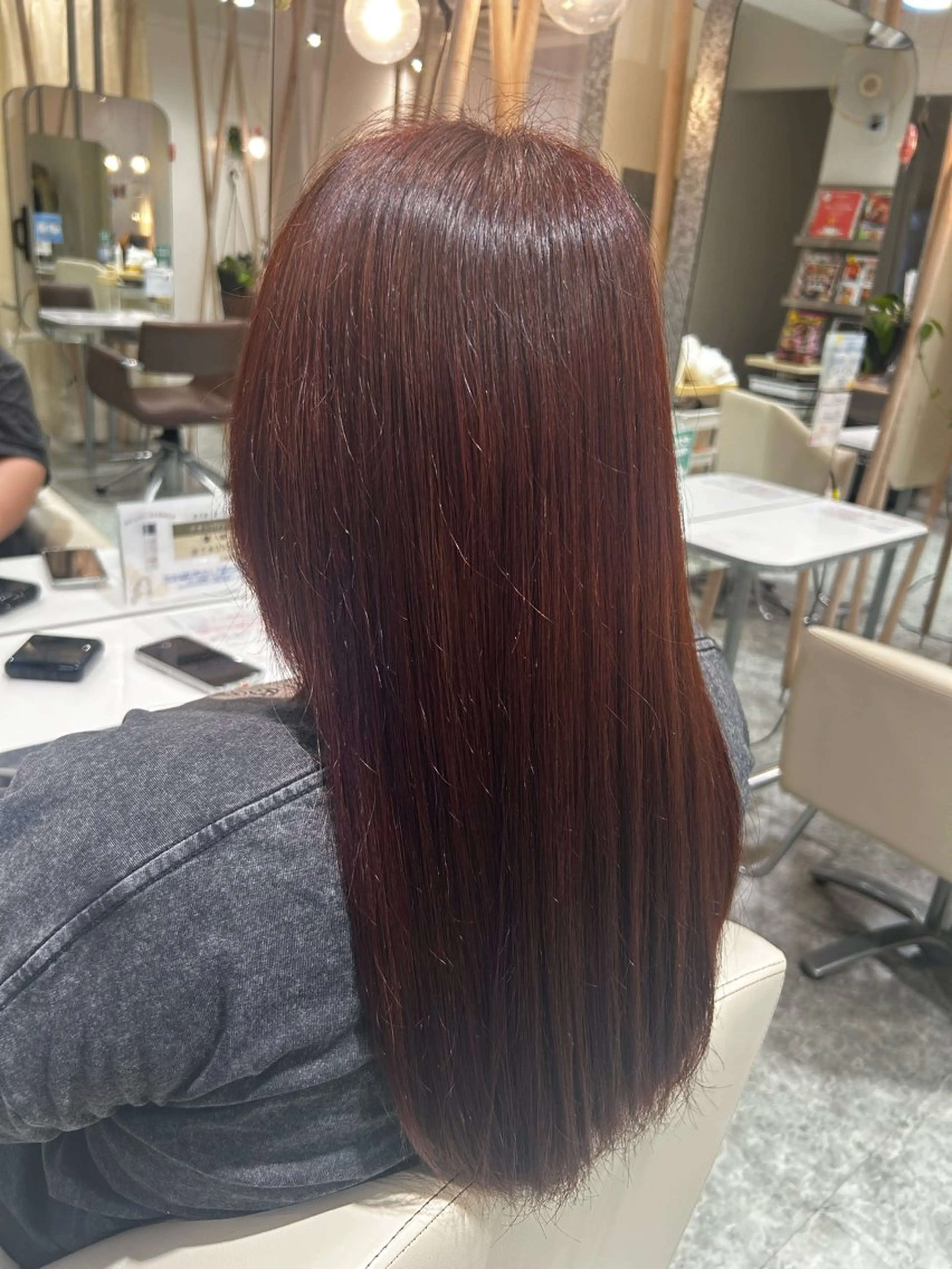 ロング ピンクブラウン ヘアカラー MAISON DE BEAUTE所属・konomi/箕面/ まつパ/マツエクのマツエク・マツパデザイン