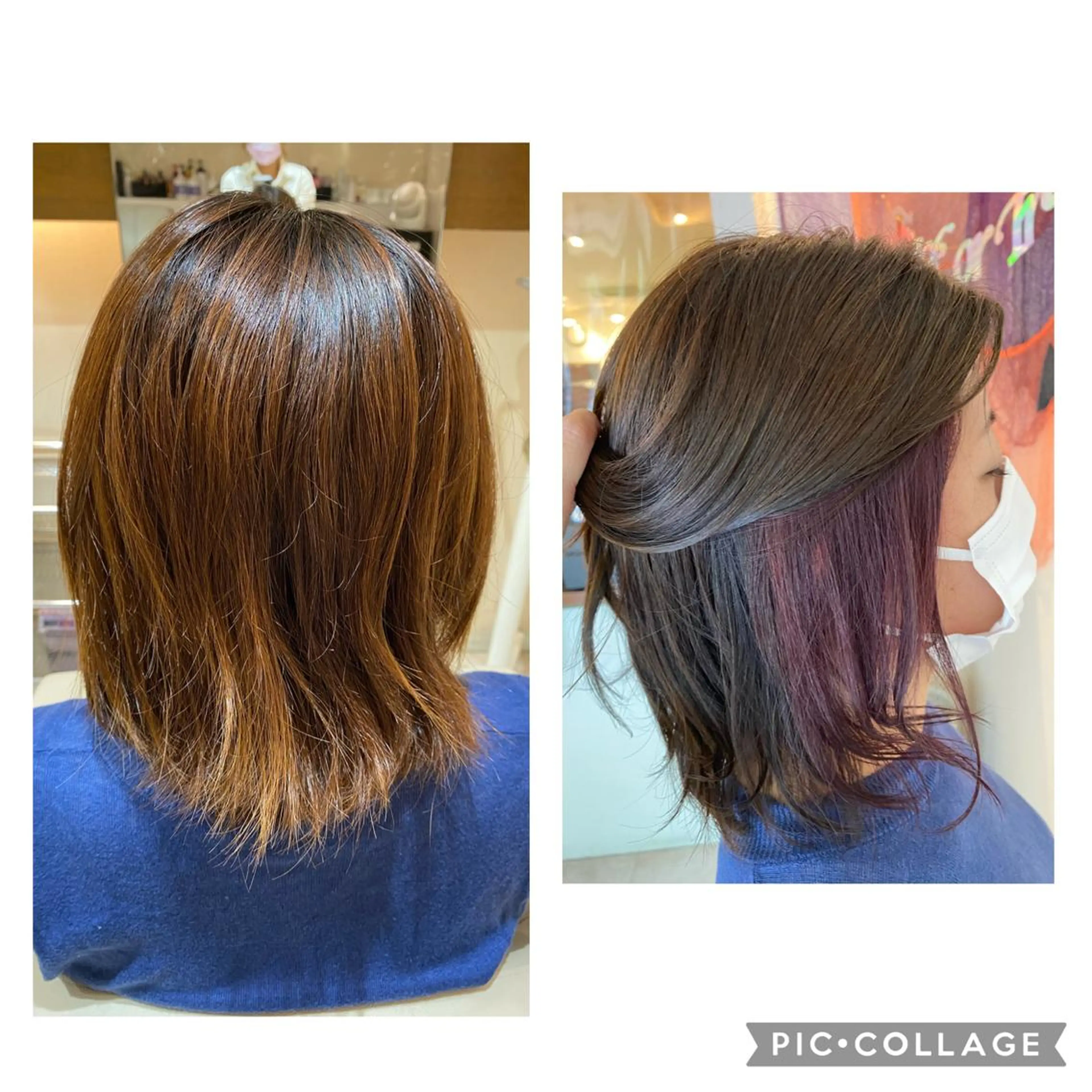 ミディアム 清水 有紗のヘアスタイル