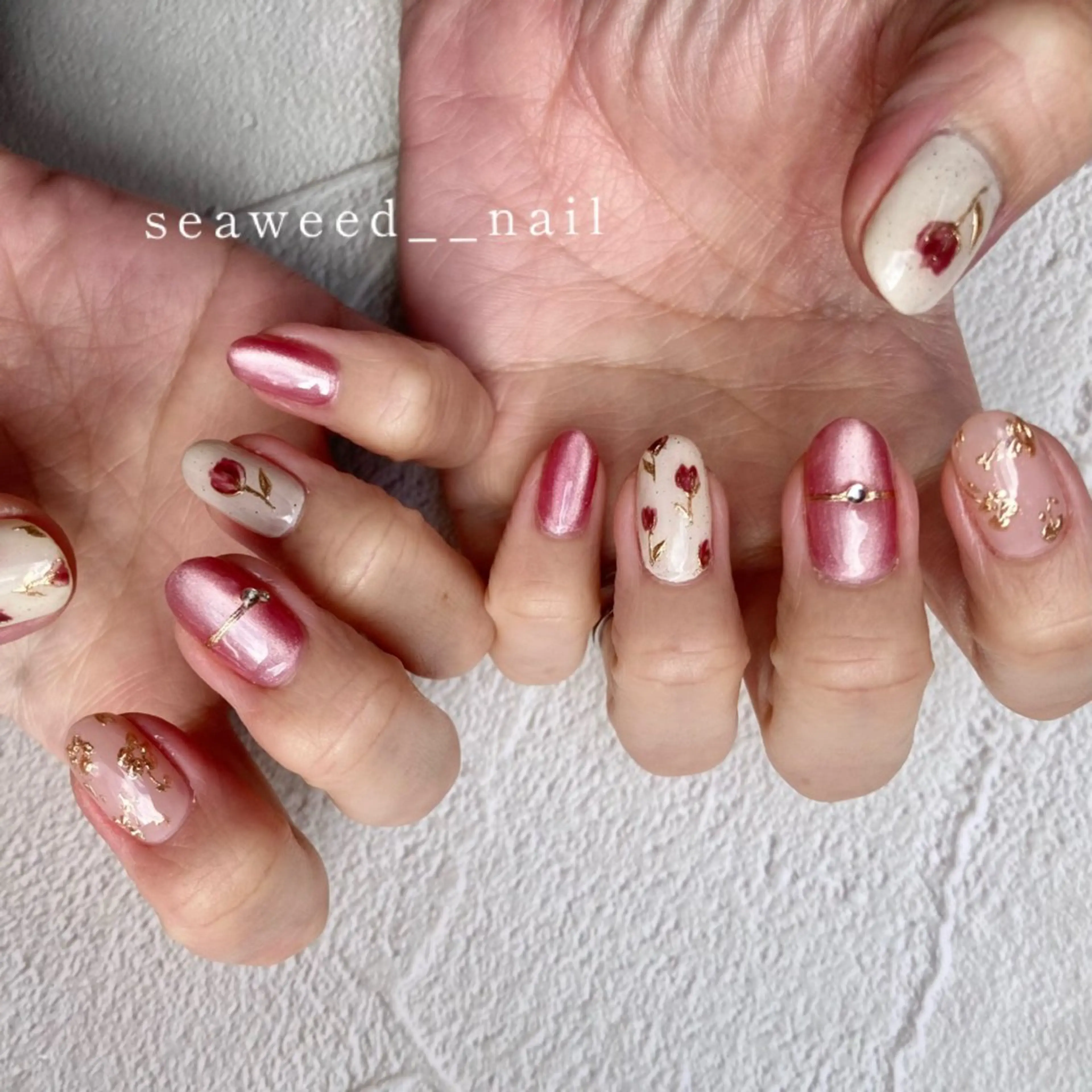 ネイル ハンドネイル seaweed nailのネイルデザイン