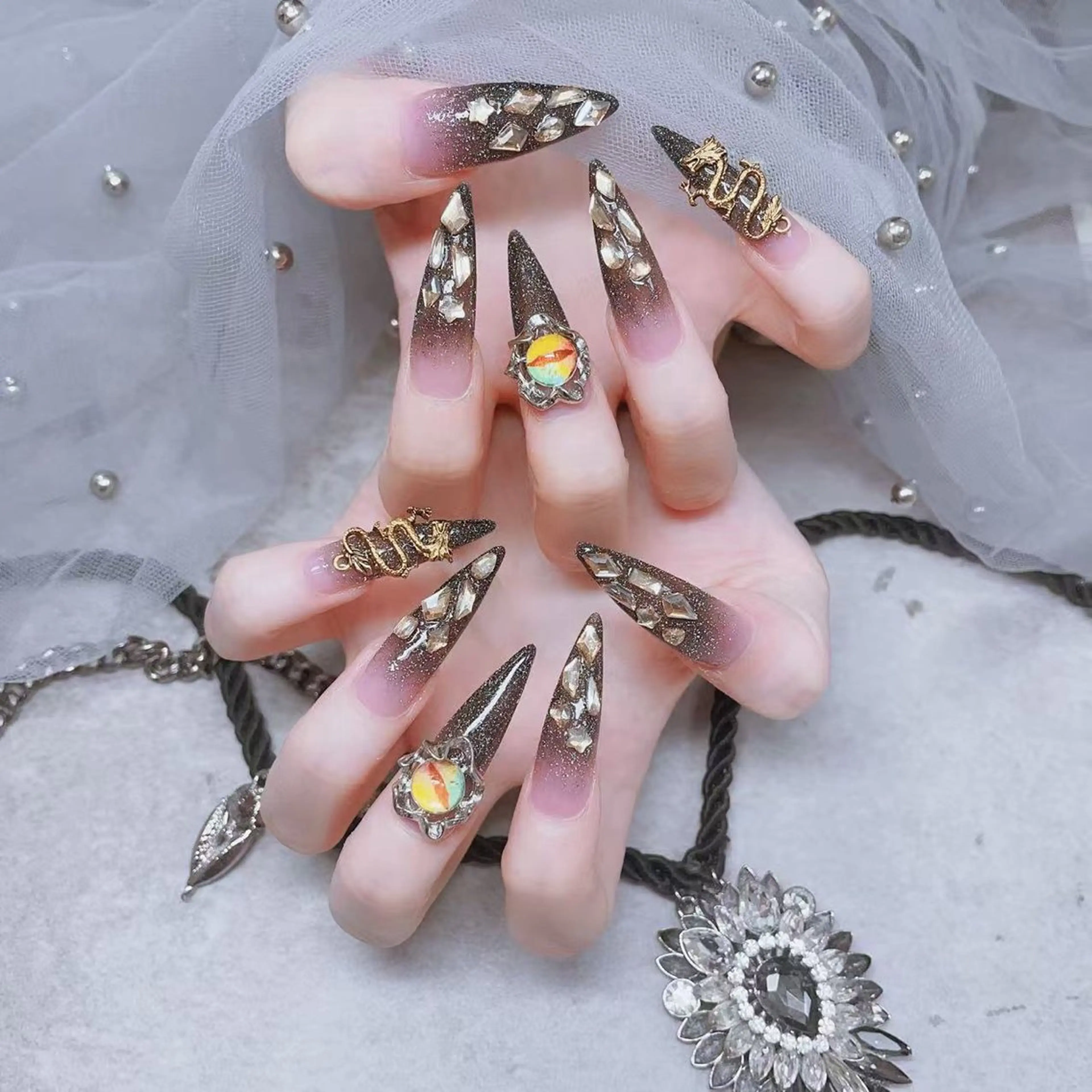ネイル チークネイル フットネイル フレンチネイル ジェルネイル グラデーション pastel nail所属・pastel nail🍀新宿のネイルデザイン