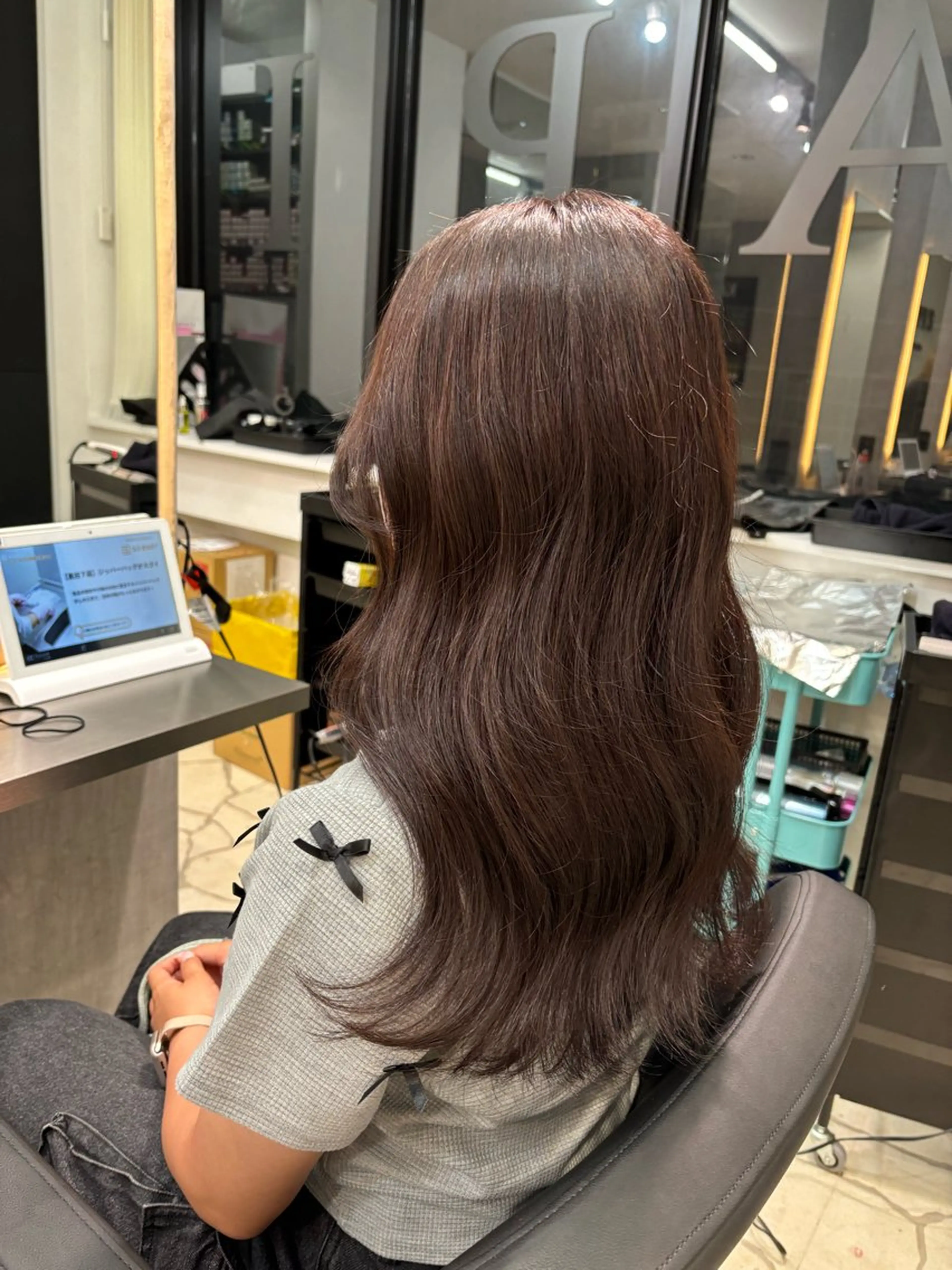 【当日限定✨】ブリーチなしワンカラー➕2stepトリートメントの写真