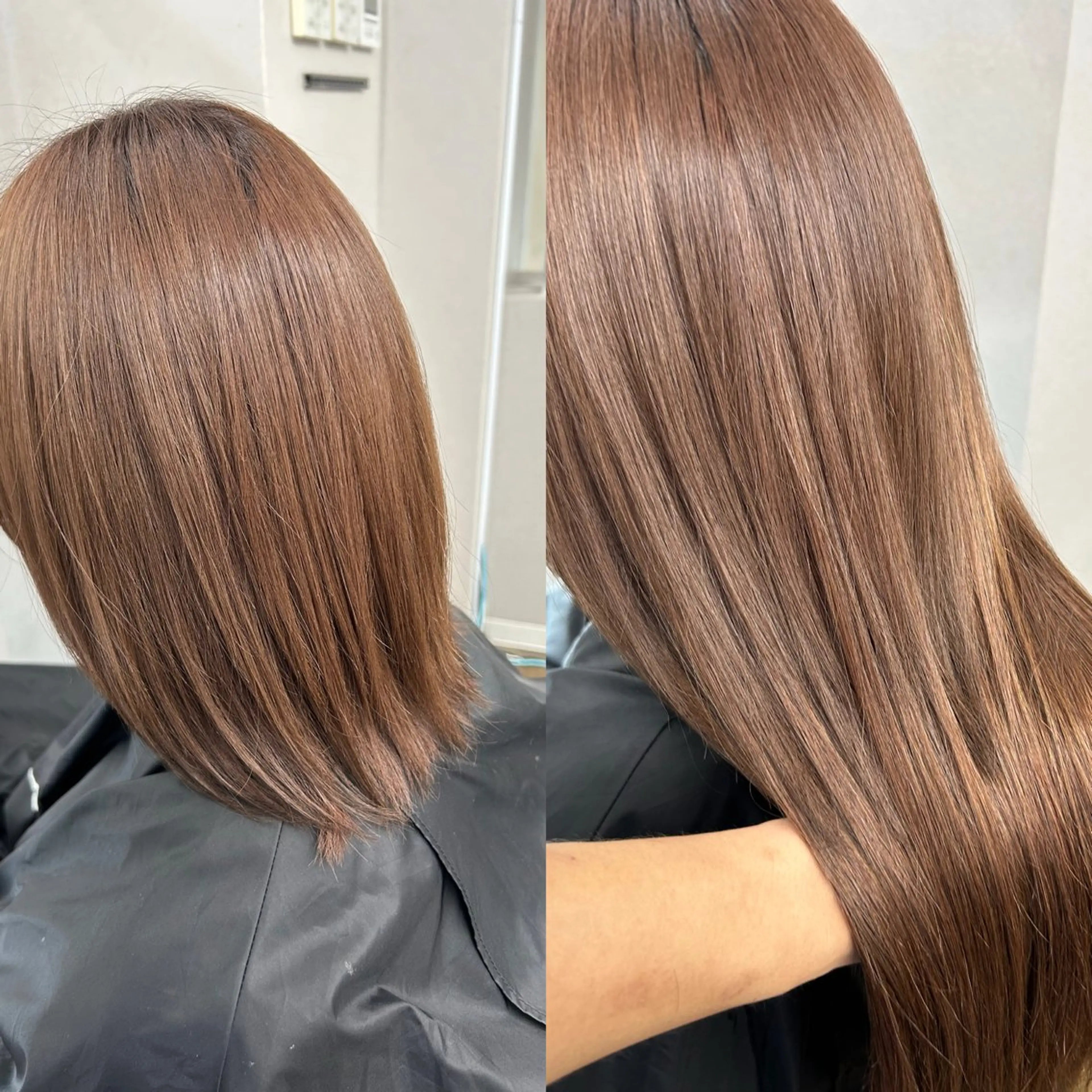 ロング ヘアアレンジ シールエクステ ボブ エクステ ハイライト レイヤーカット カット パーマ エクステ ヘッドスパ alpha. カラーエクステ下妻のヘアスタイル