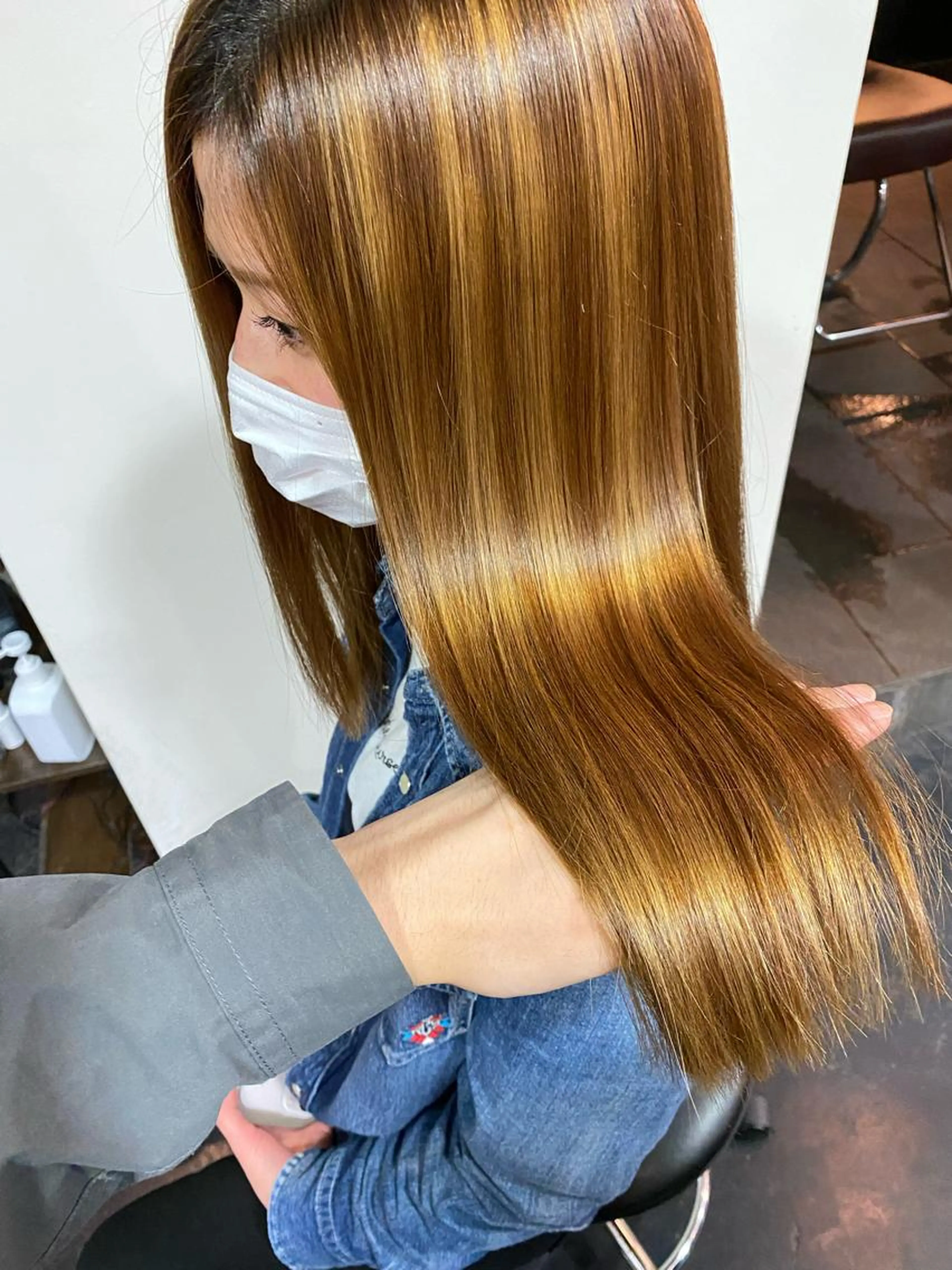 [髪質改善]オリジナルトリートメントで❤️サラサラツヤツヤヘアーに💎の写真