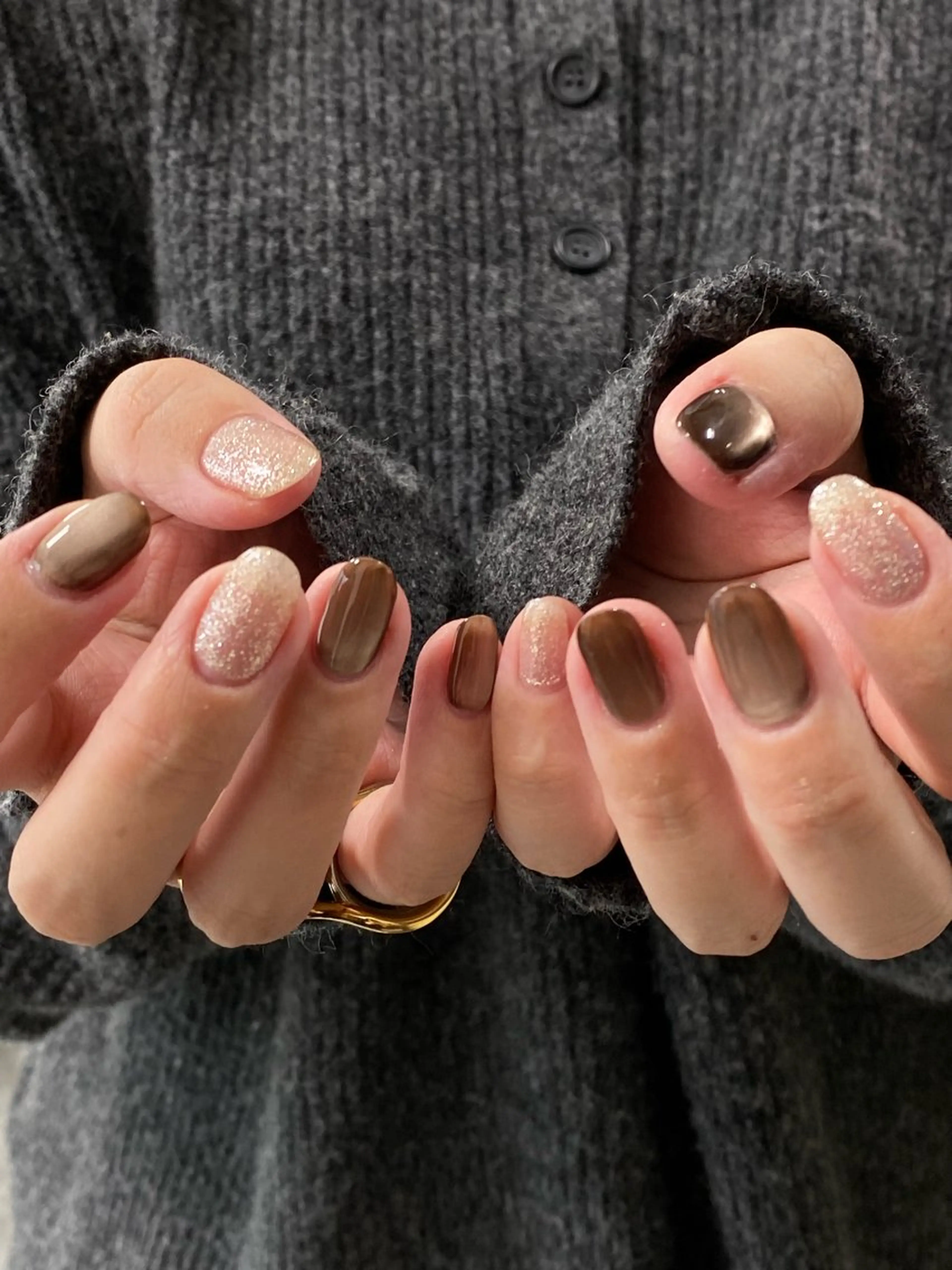 ネイル フラッシュネイル マグネットネイル Loabnail___所属・Loabnail suzumiのネイルデザイン