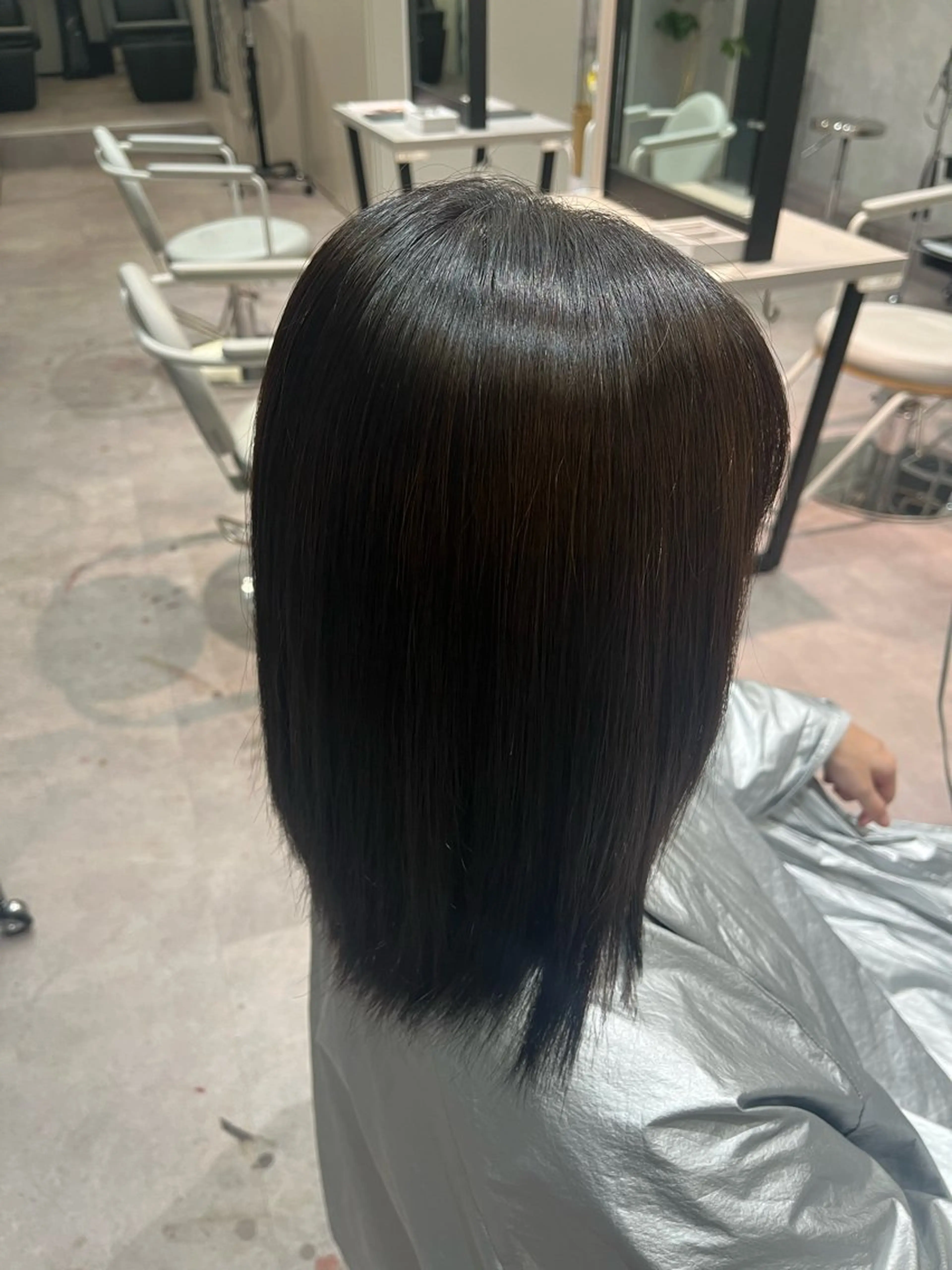 ミディアム POCKET所属・星 希愛のヘアスタイル