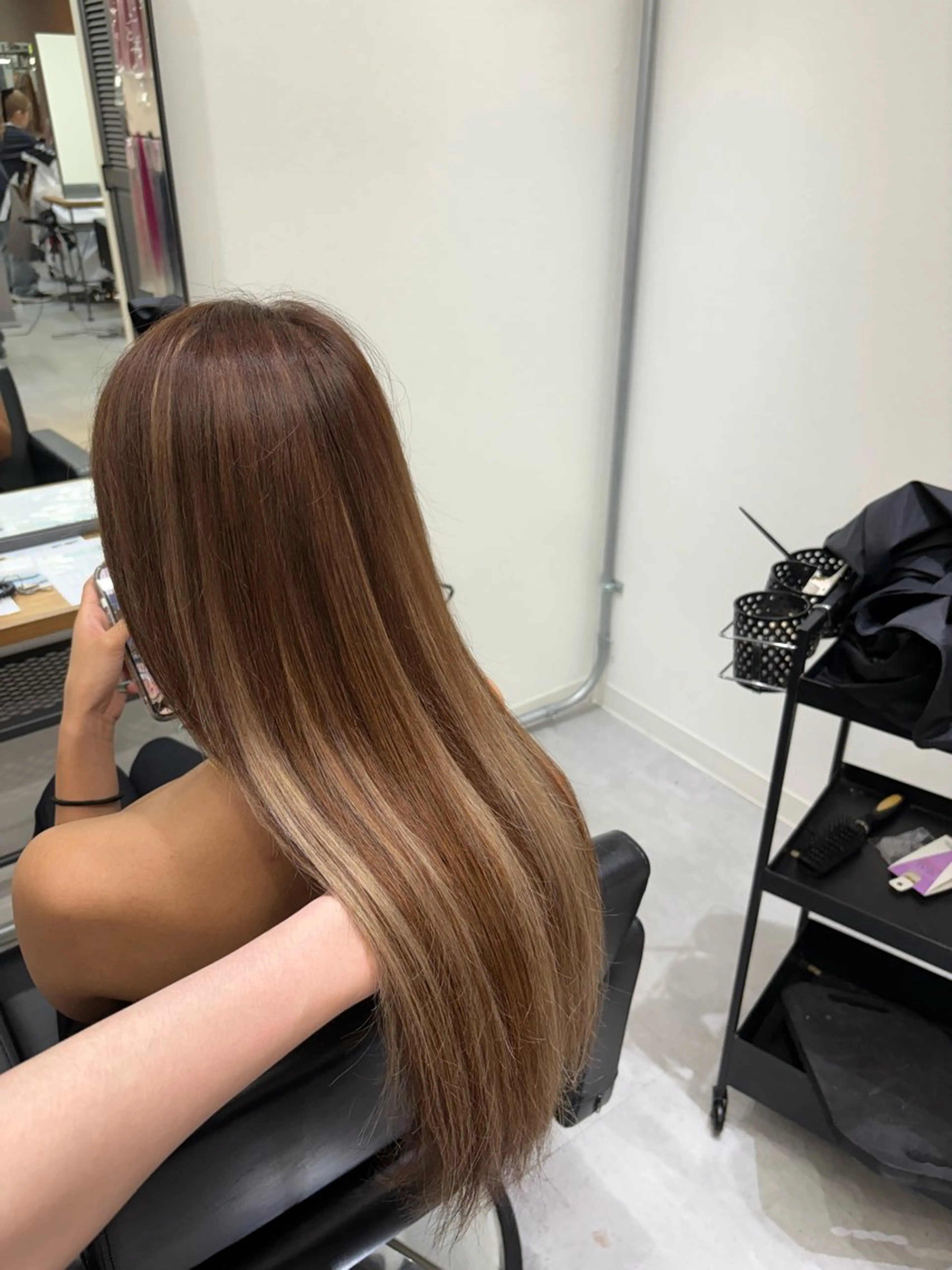 ロング カラー/ブリーチ🍃 エクステSHUNTAのヘアスタイル