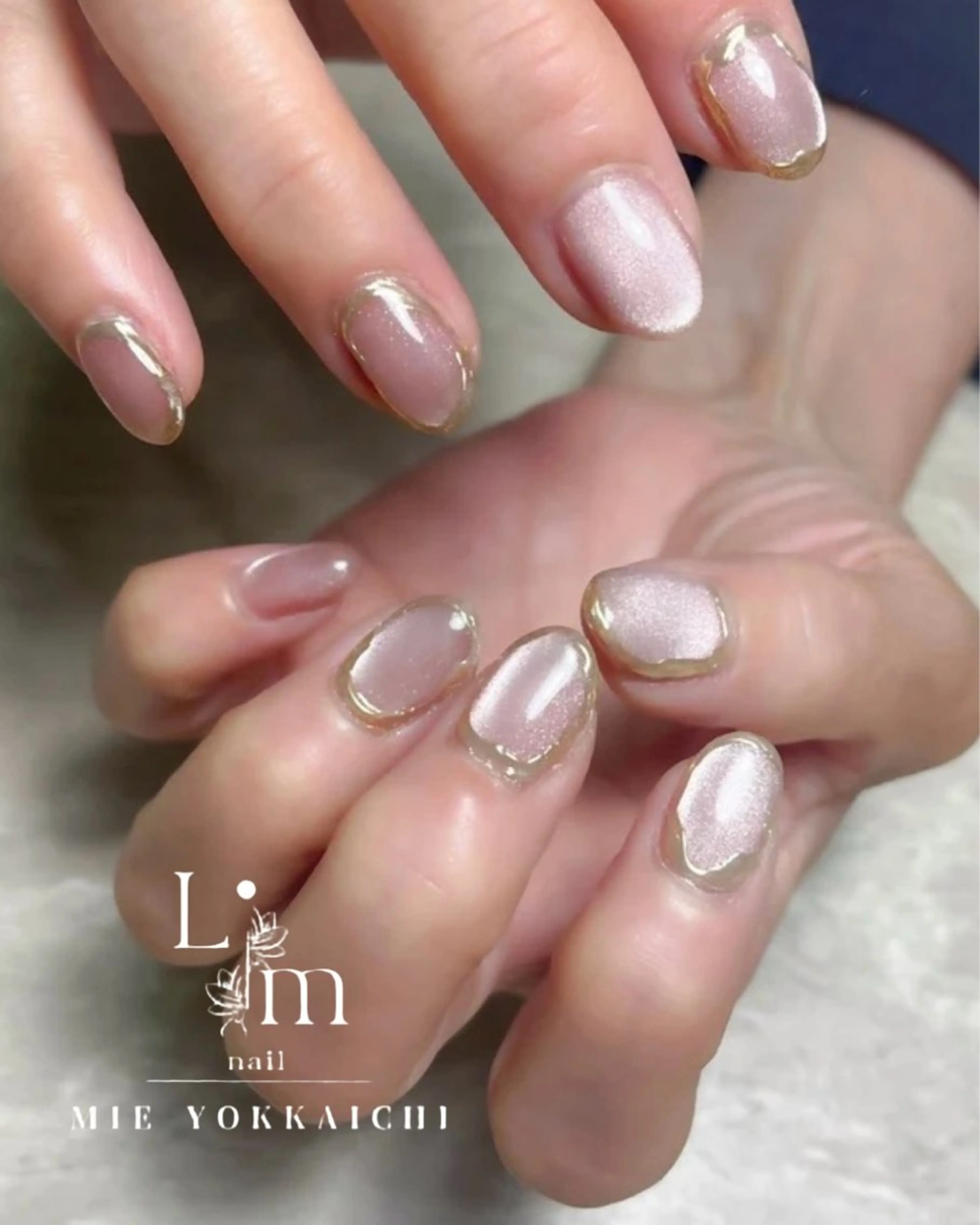 ネイル マグネットネイル ミラーネイル Li.m nail (リム ネイル)所属・Li.m nail リム ネイルのネイルデザイン