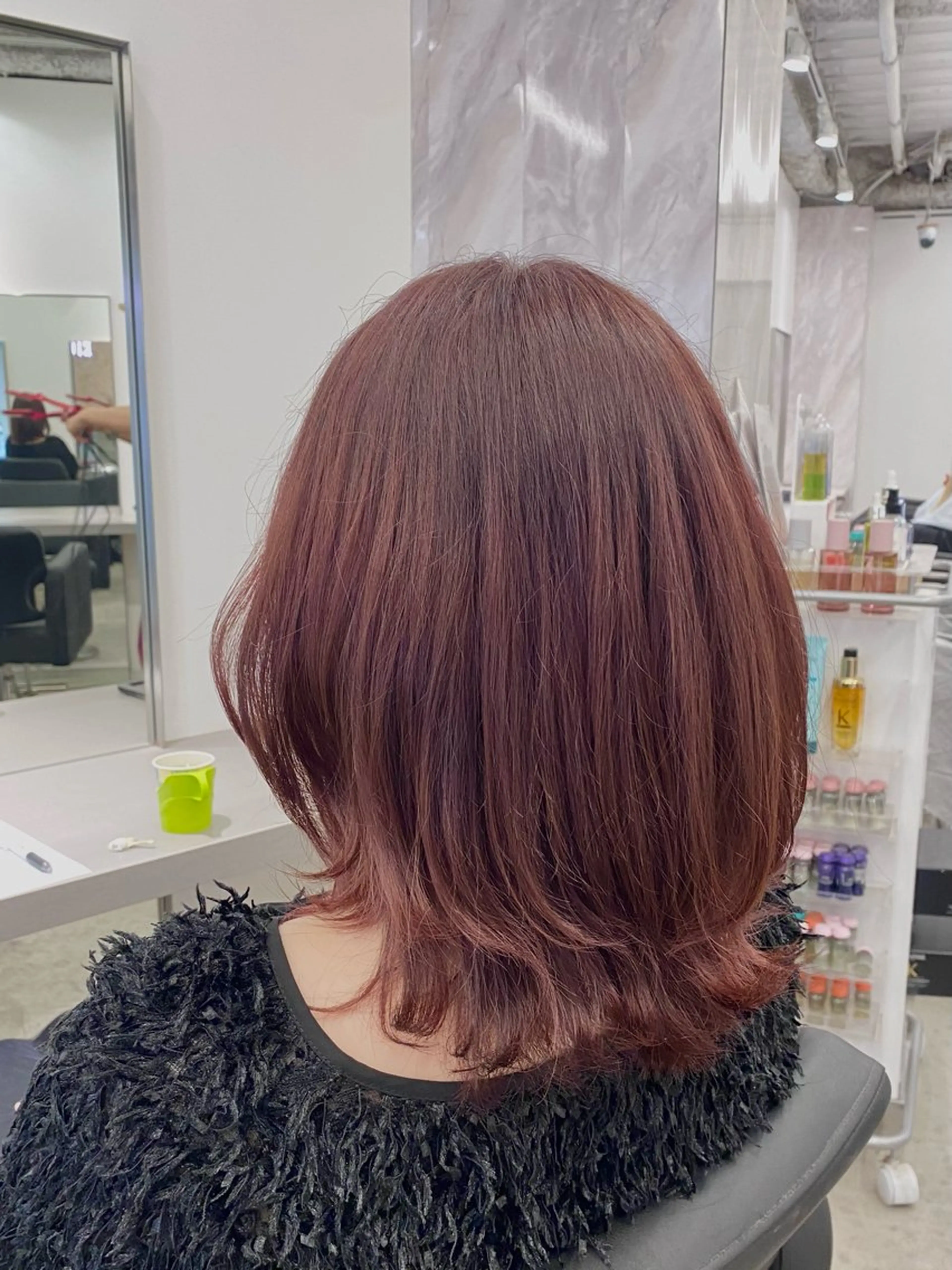 カラー ピンクカラー ヘアカラー トリートメント towa /EIGHTのヘアスタイル