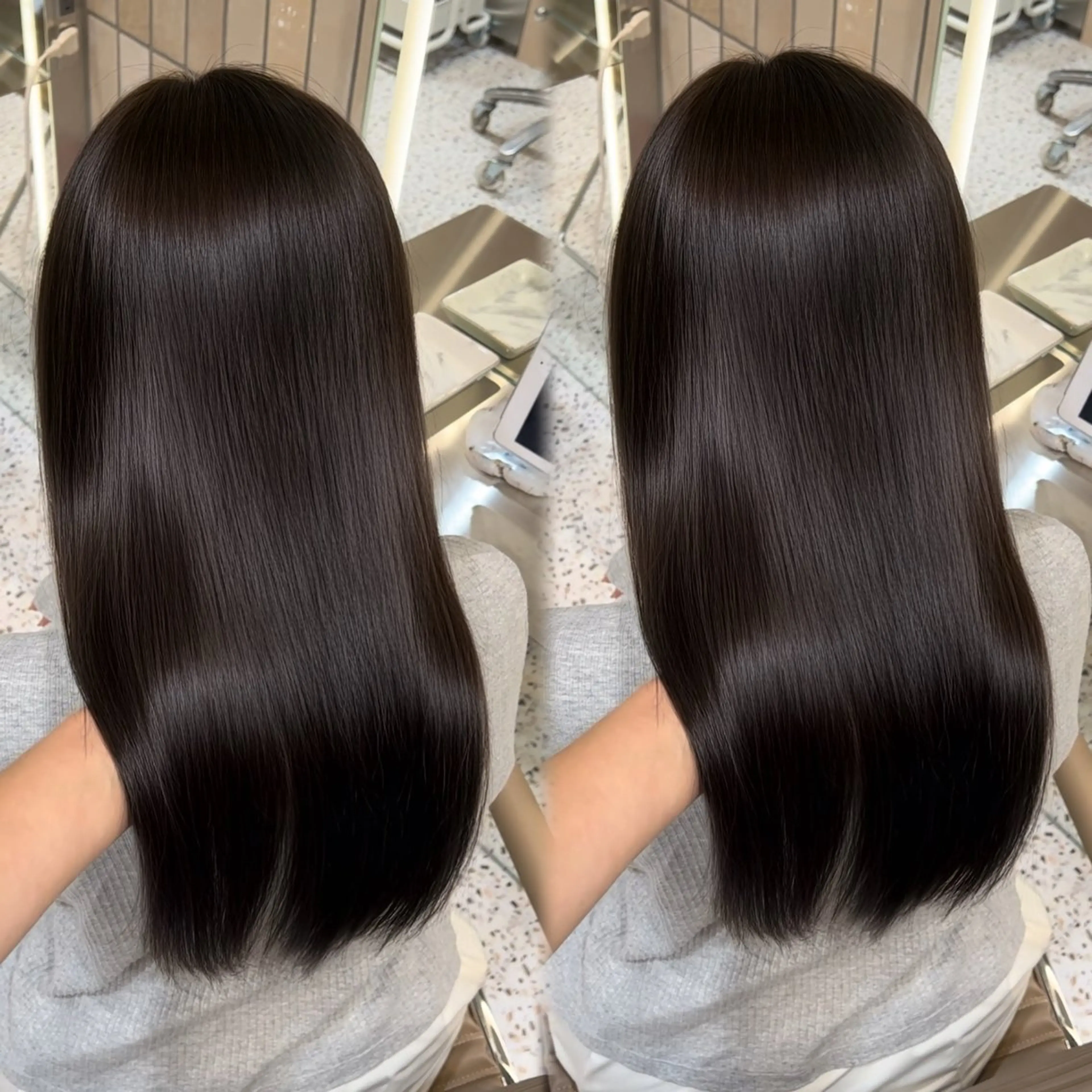 カラー ヘアカラー misaki 💞 新宿/透明感カラーのヘアスタイル