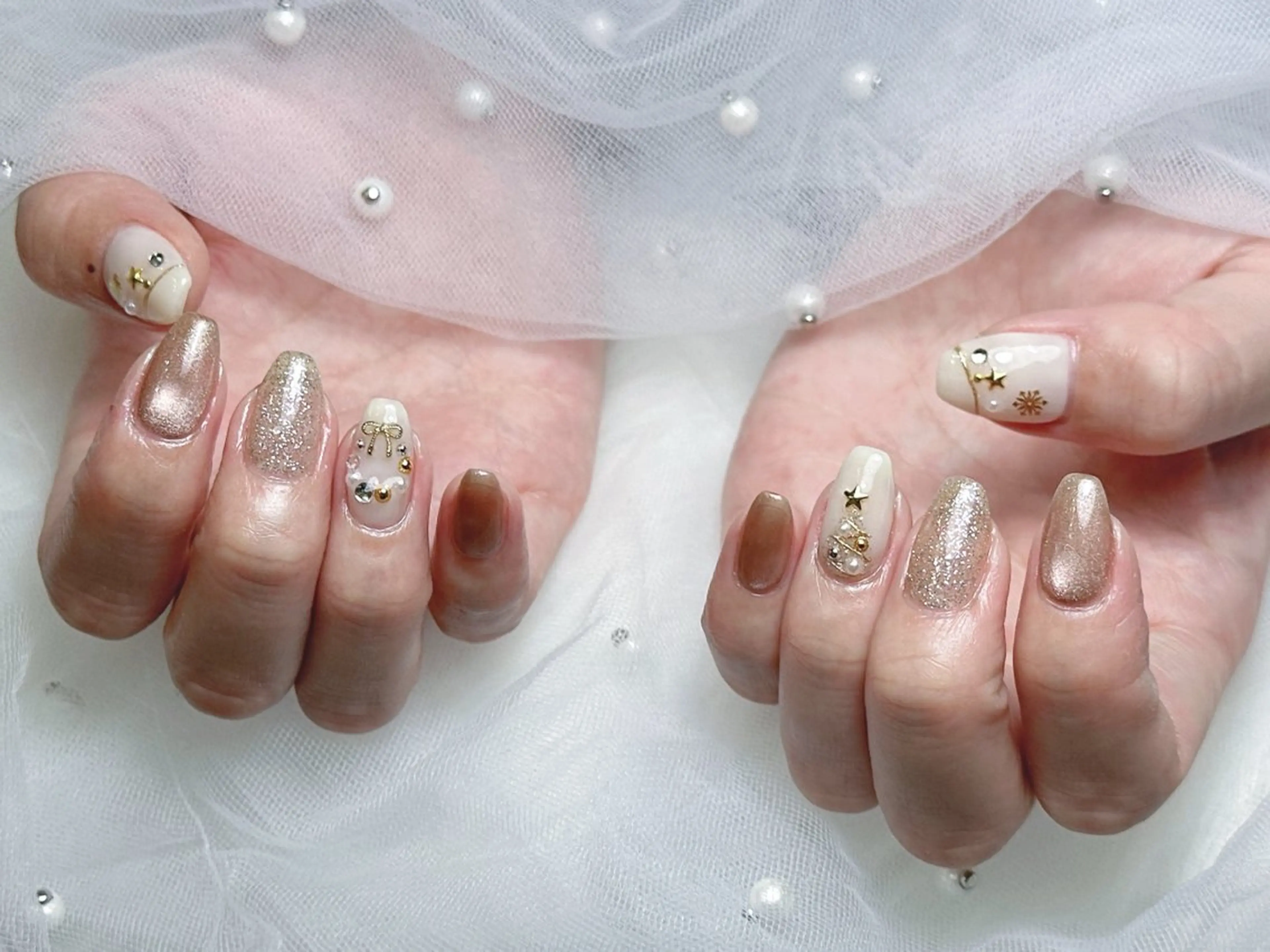 ネイル ハンドネイル フットネイル 【Eclat ｴｸﾗ】nail＆beauty所属・Eclat〔ｴｸﾗ〕 MOEKA𝜗𝜚*のネイルデザイン