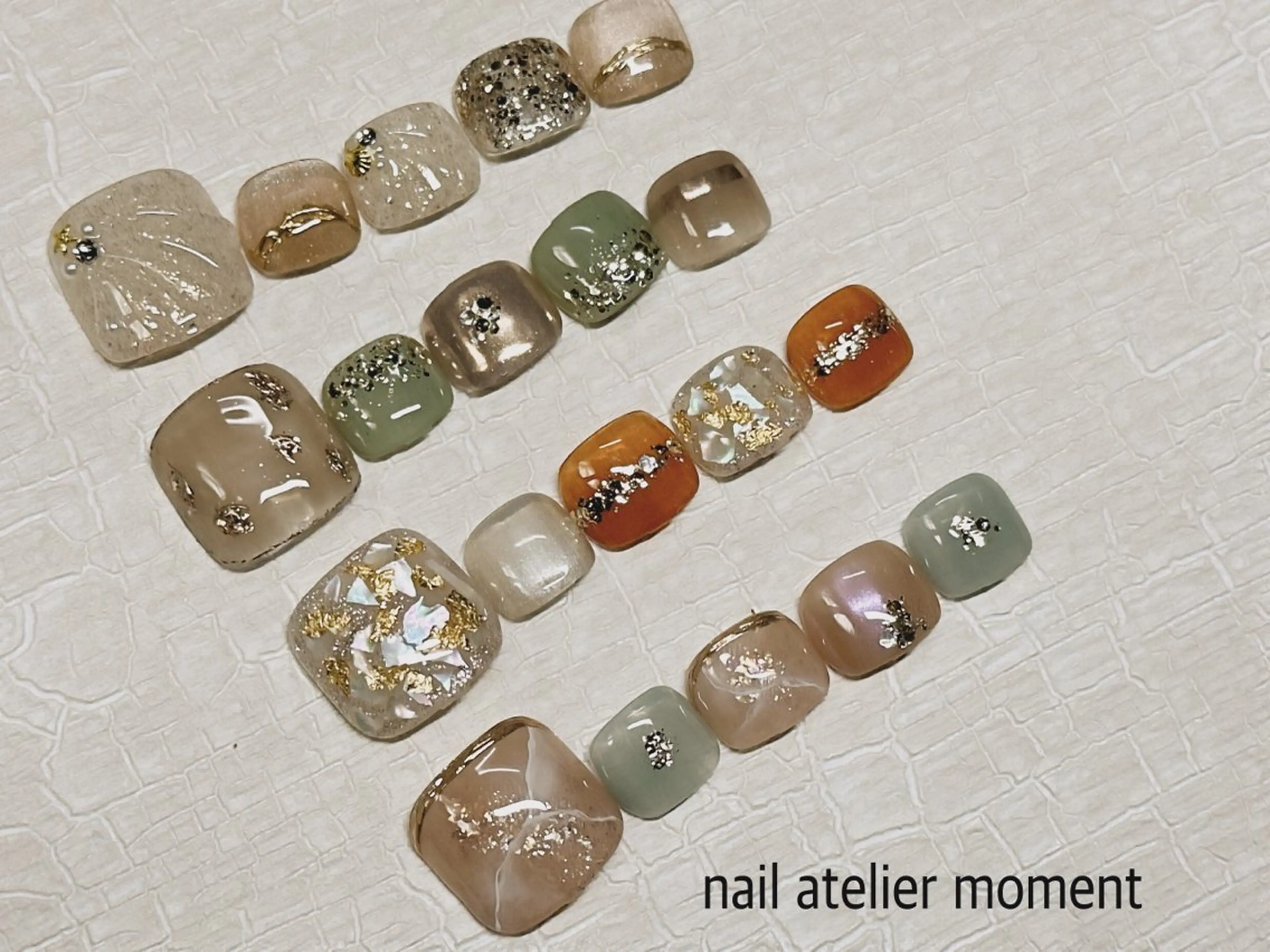 ネイル フットネイル nail atelier_Moment所属・nail Momentのネイルデザイン