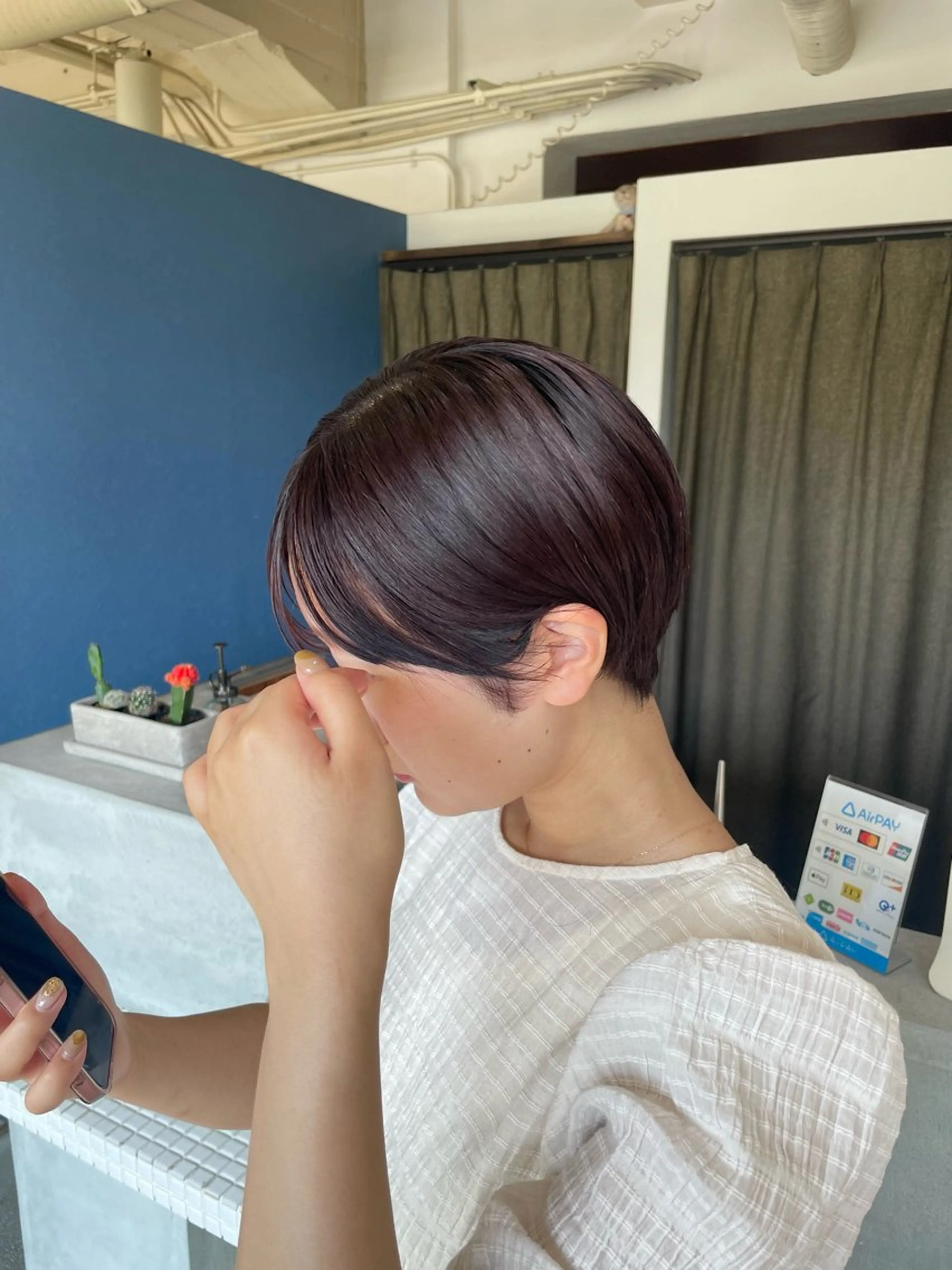 one color (ブリーチなし)+ oggi otto 4step トリートメント🥣の写真