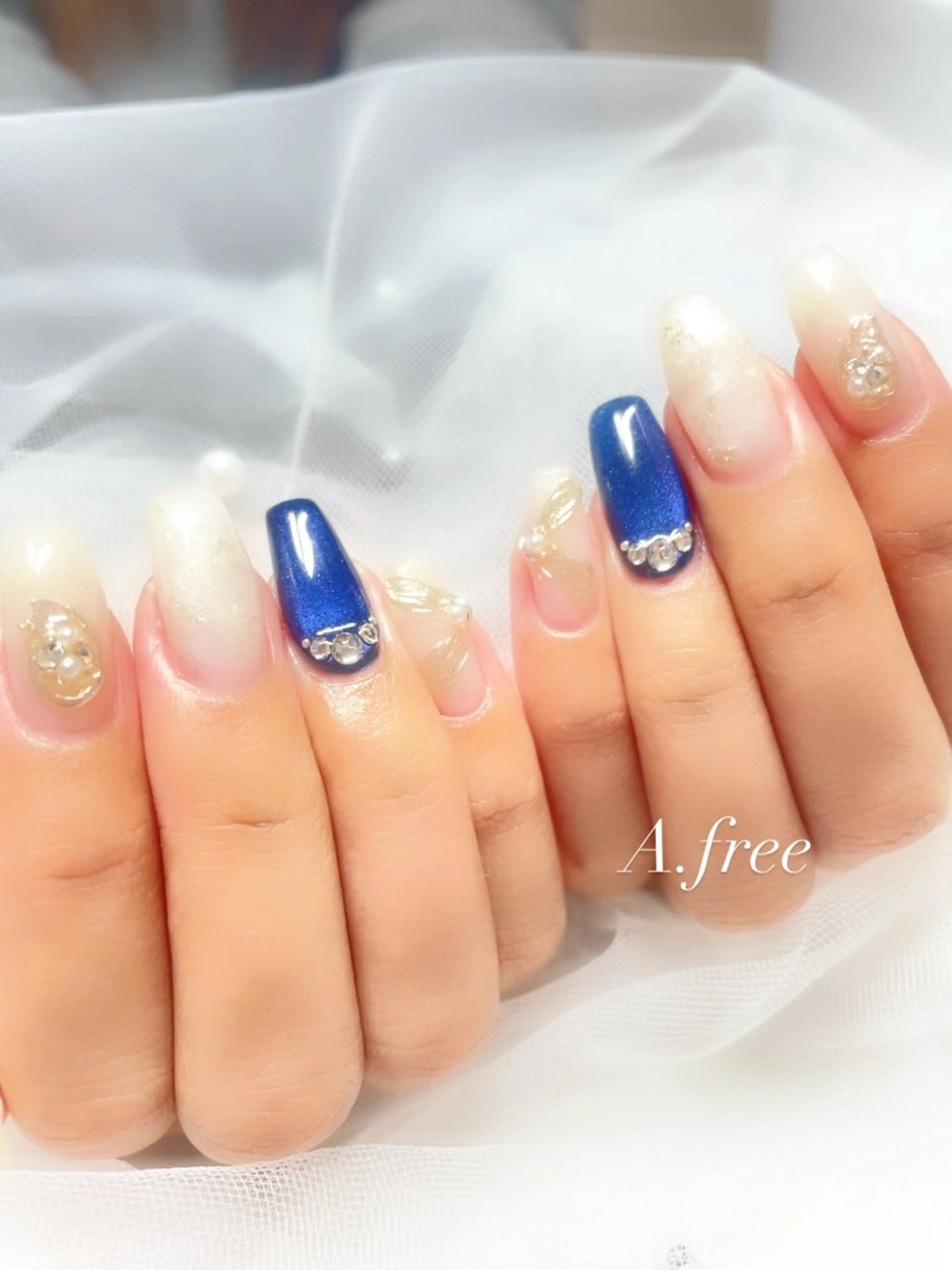 ネイル ジェルネイル ハンドネイル A.free✧*｡ アレルギー対応✧*｡のネイルデザイン